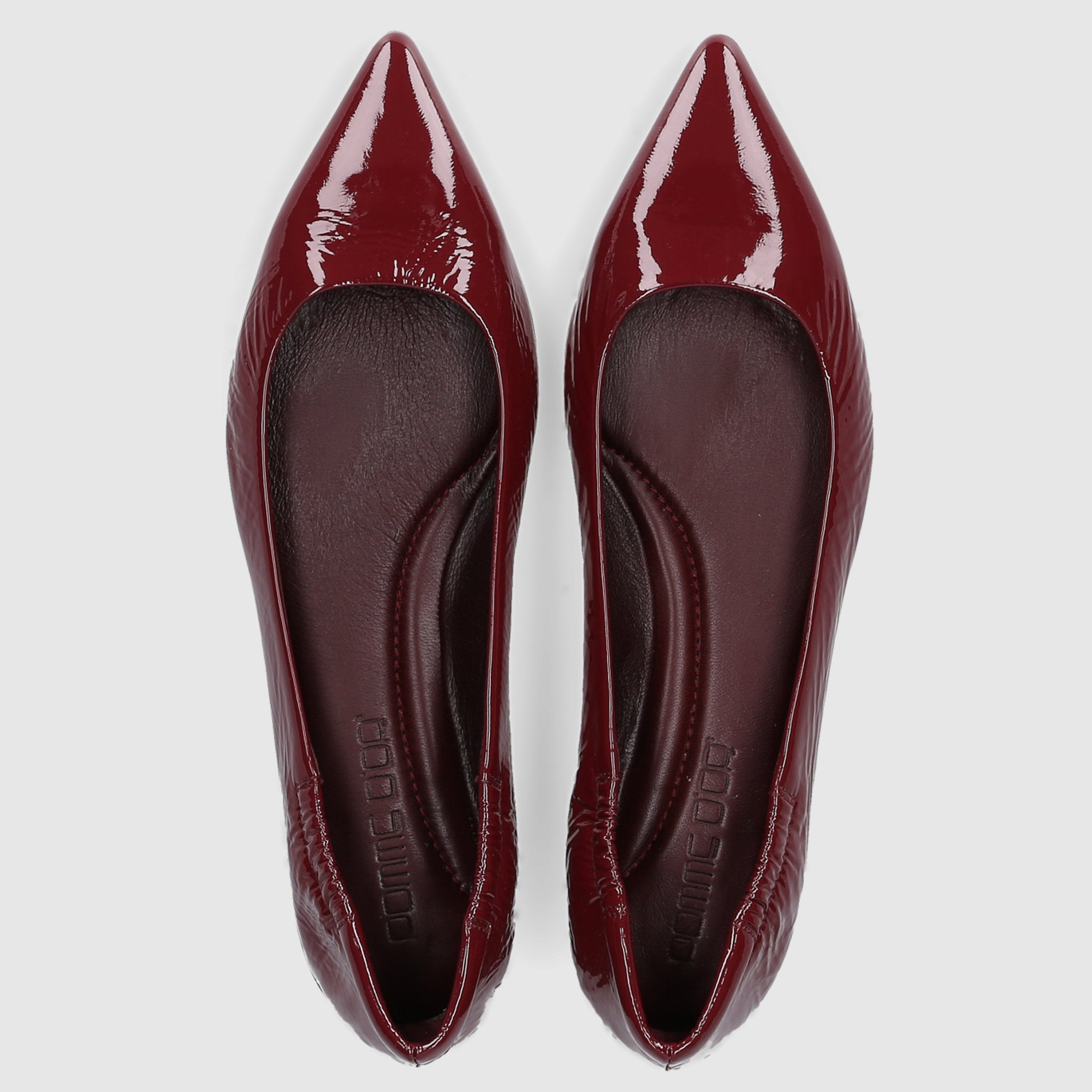 Apple D`OR Women's Ballerinas 1720Y Nappa Leather Bordeaux