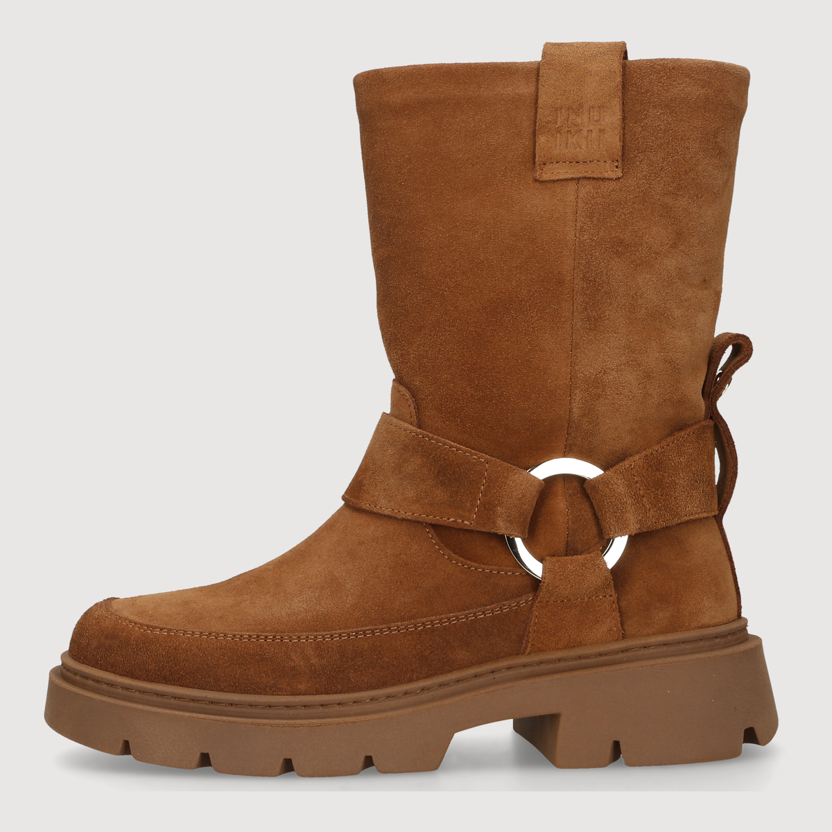 Inuikii Damen Boot BIKER WOOL Brown