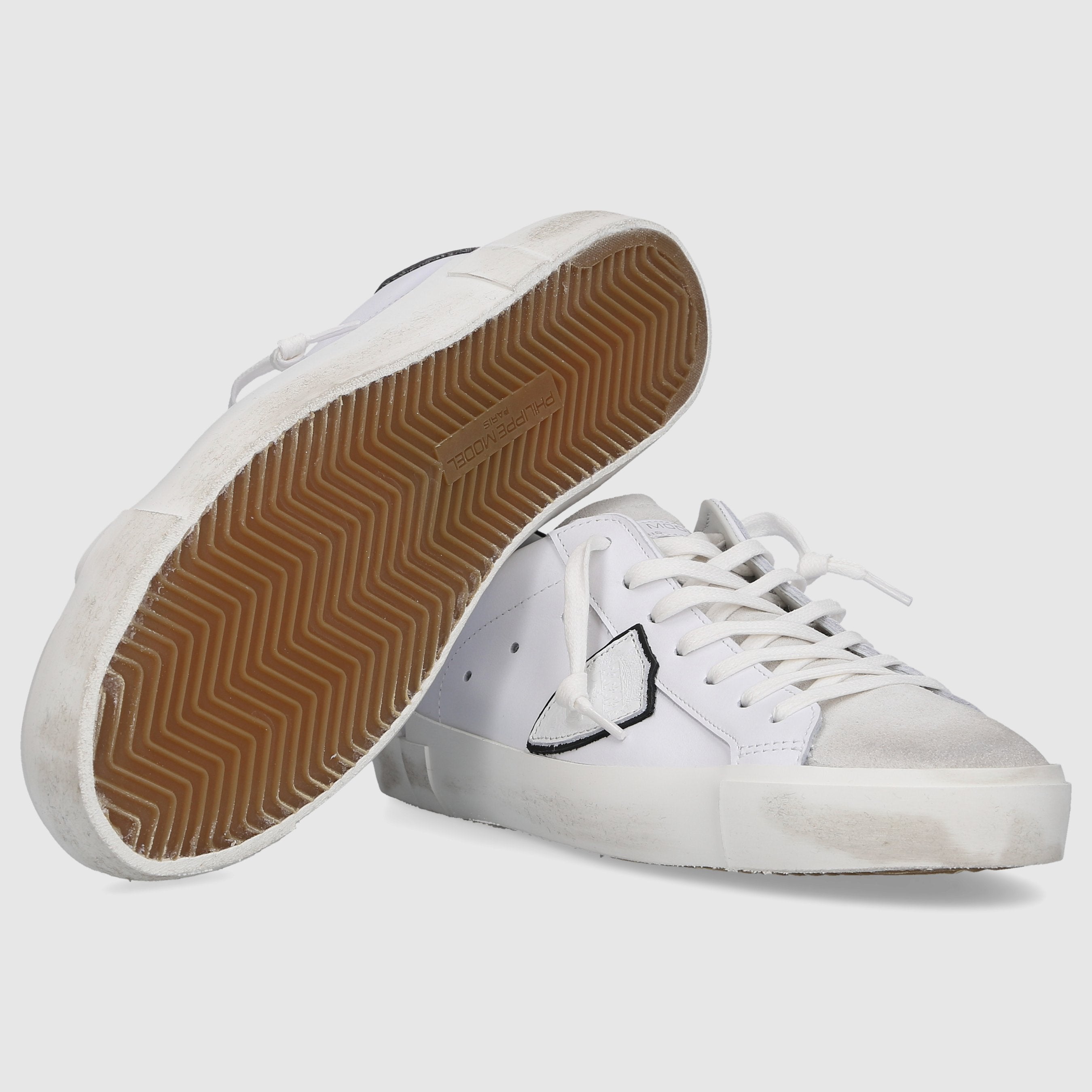 Philippe Model Herren Sneaker low PRLU-1011 Kalbsleder