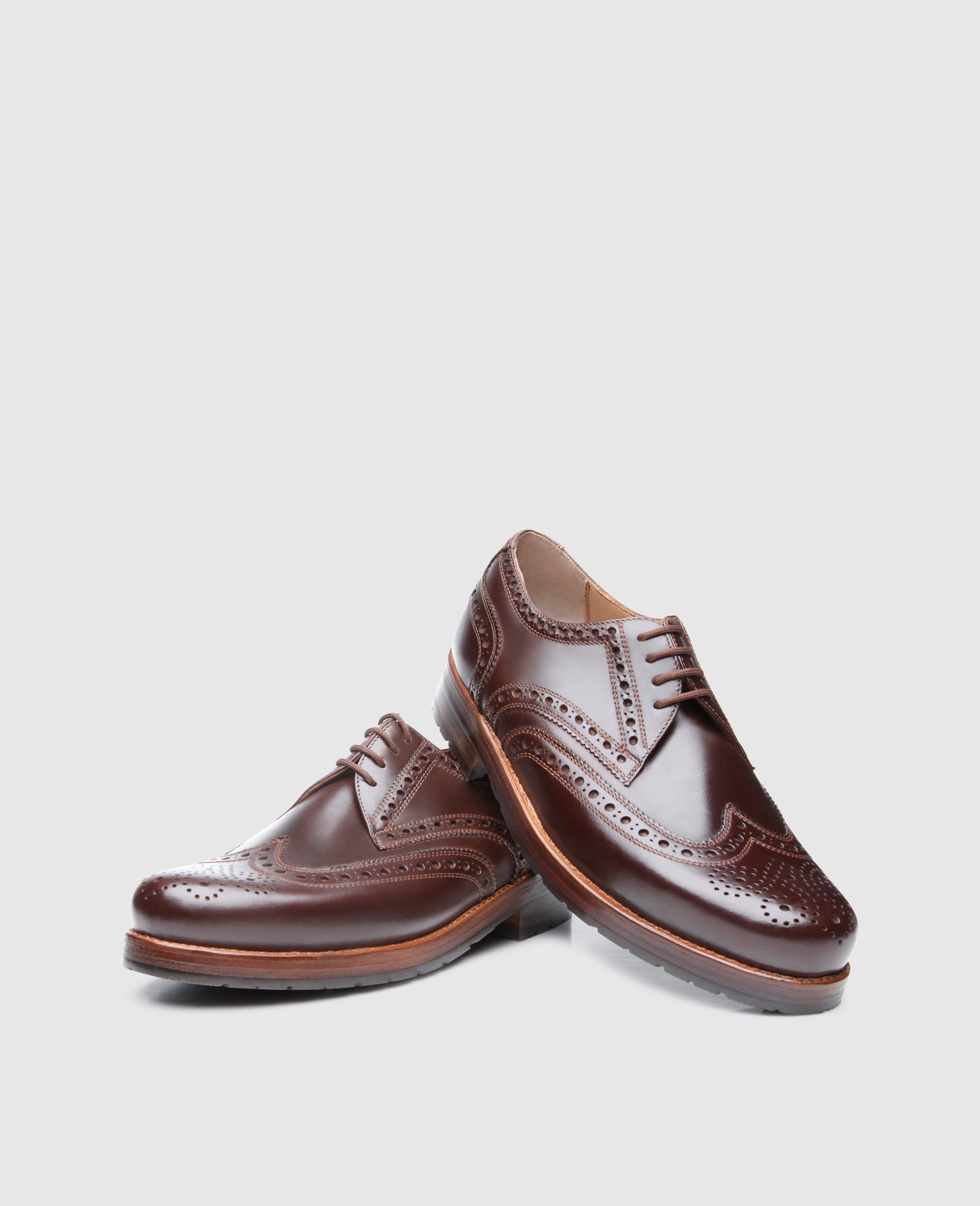 Heinrich Dinkelacker Herren Businessschuhe Rio Full-Brogue H - Mocca
