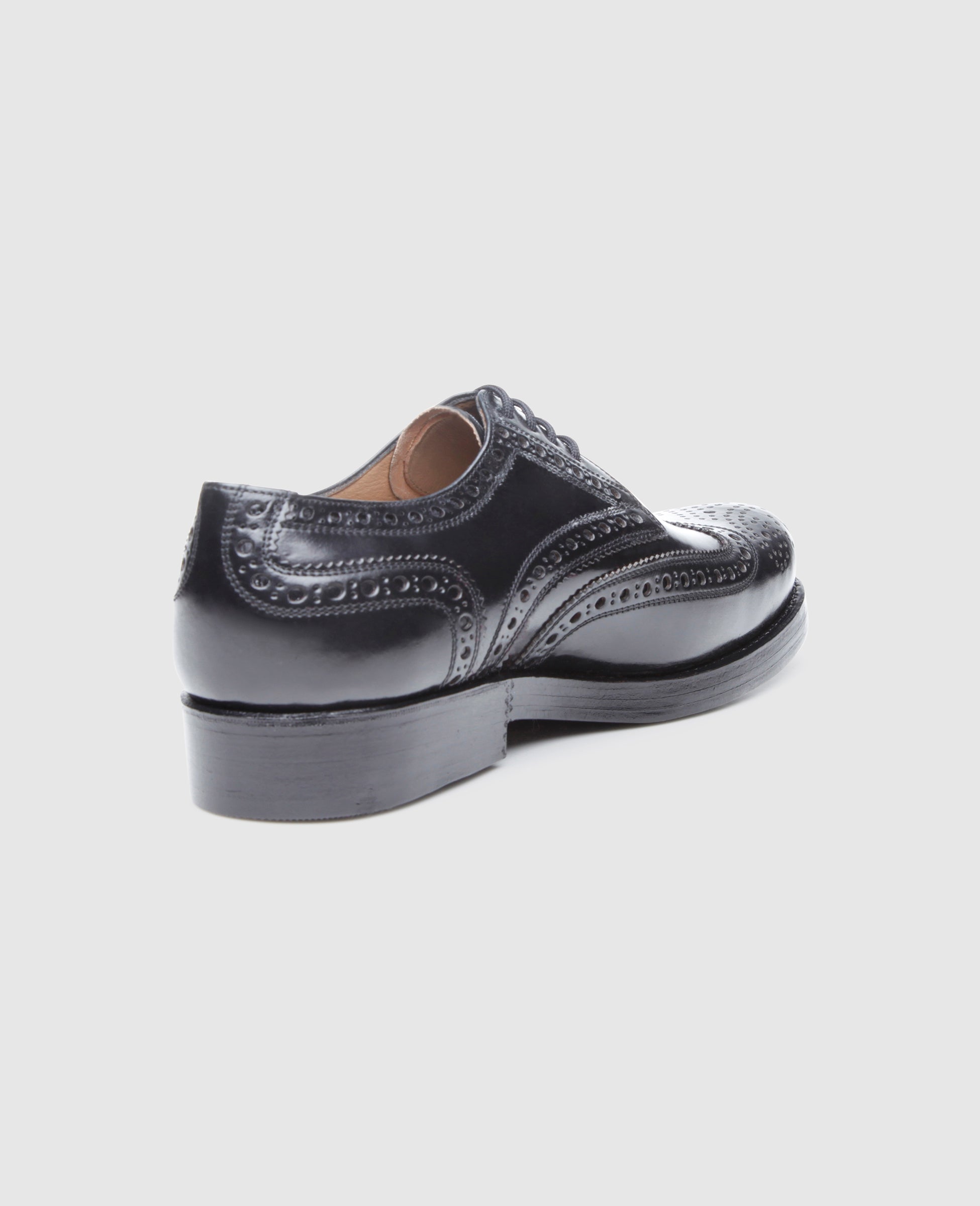 Heinrich Dinkelacker Herren Klassiker Rio Full-Brogue Schwarz