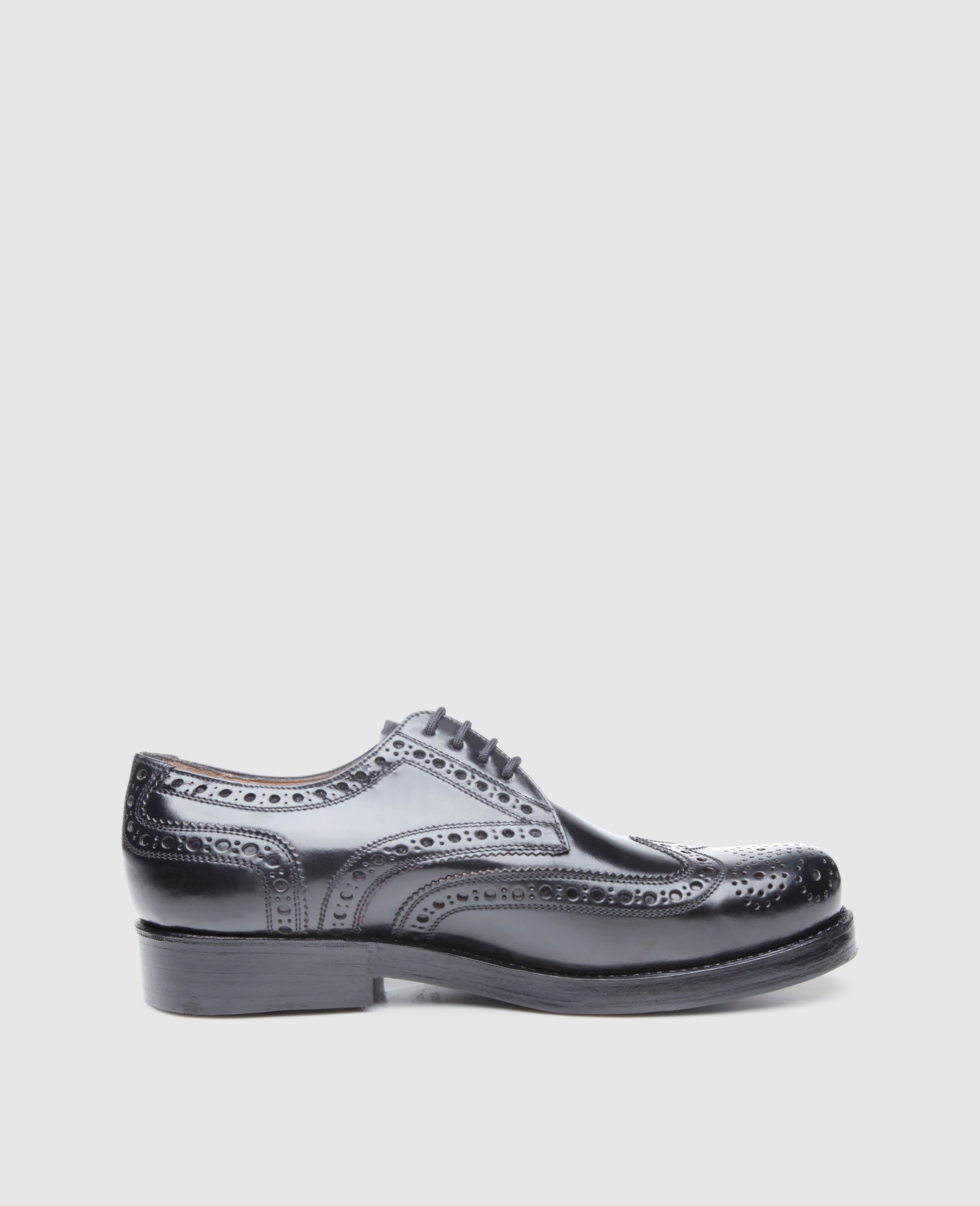 Heinrich Dinkelacker Herren Klassiker Rio Full-Brogue Schwarz