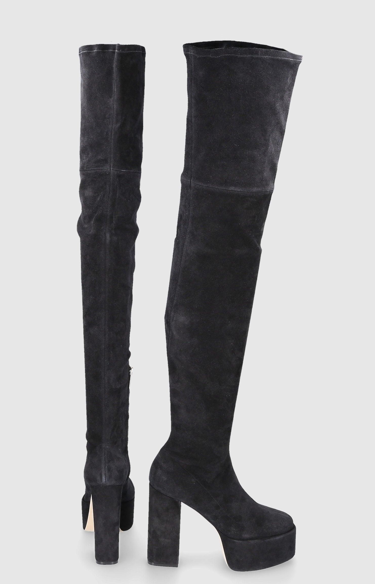 Paris Texas Damen Stiefel CARMEN Veloursleder