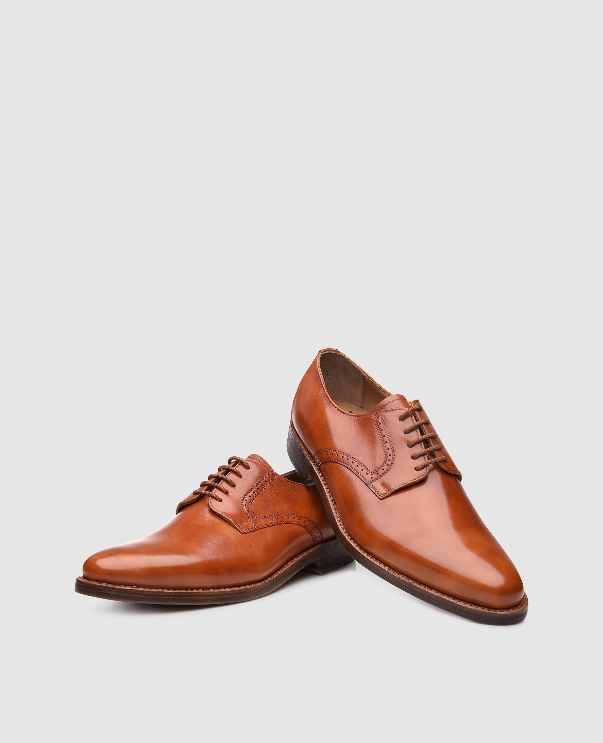Heinrich Dinkelacker Herren Businessschuhe Milano Plain TC - Cognac