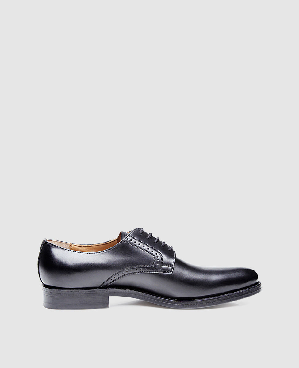 Heinrich Dinkelacker Herren Businessschuhe Milano Plain C - Schwarz