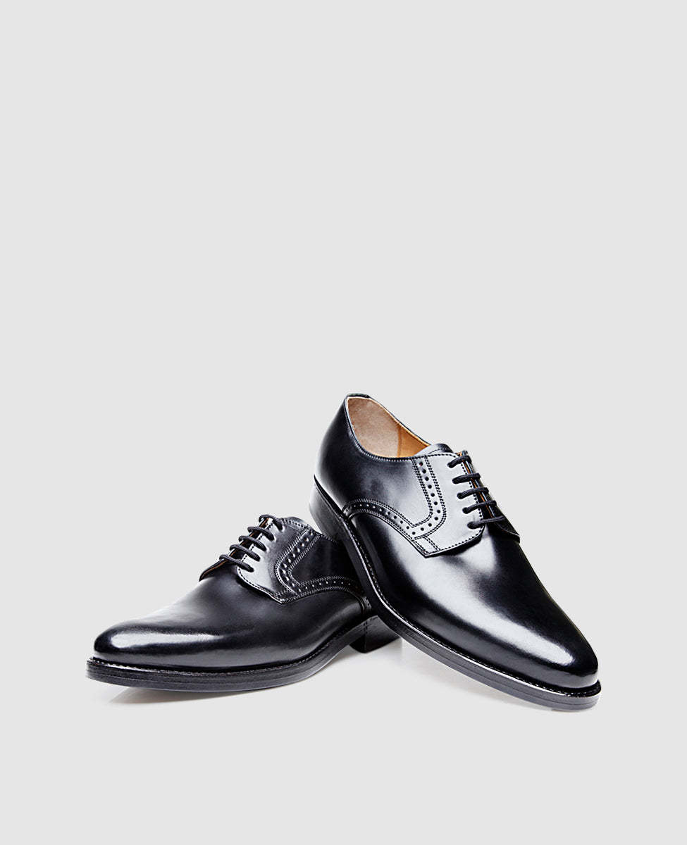 Heinrich Dinkelacker Herren Businessschuhe Milano Plain C - Schwarz