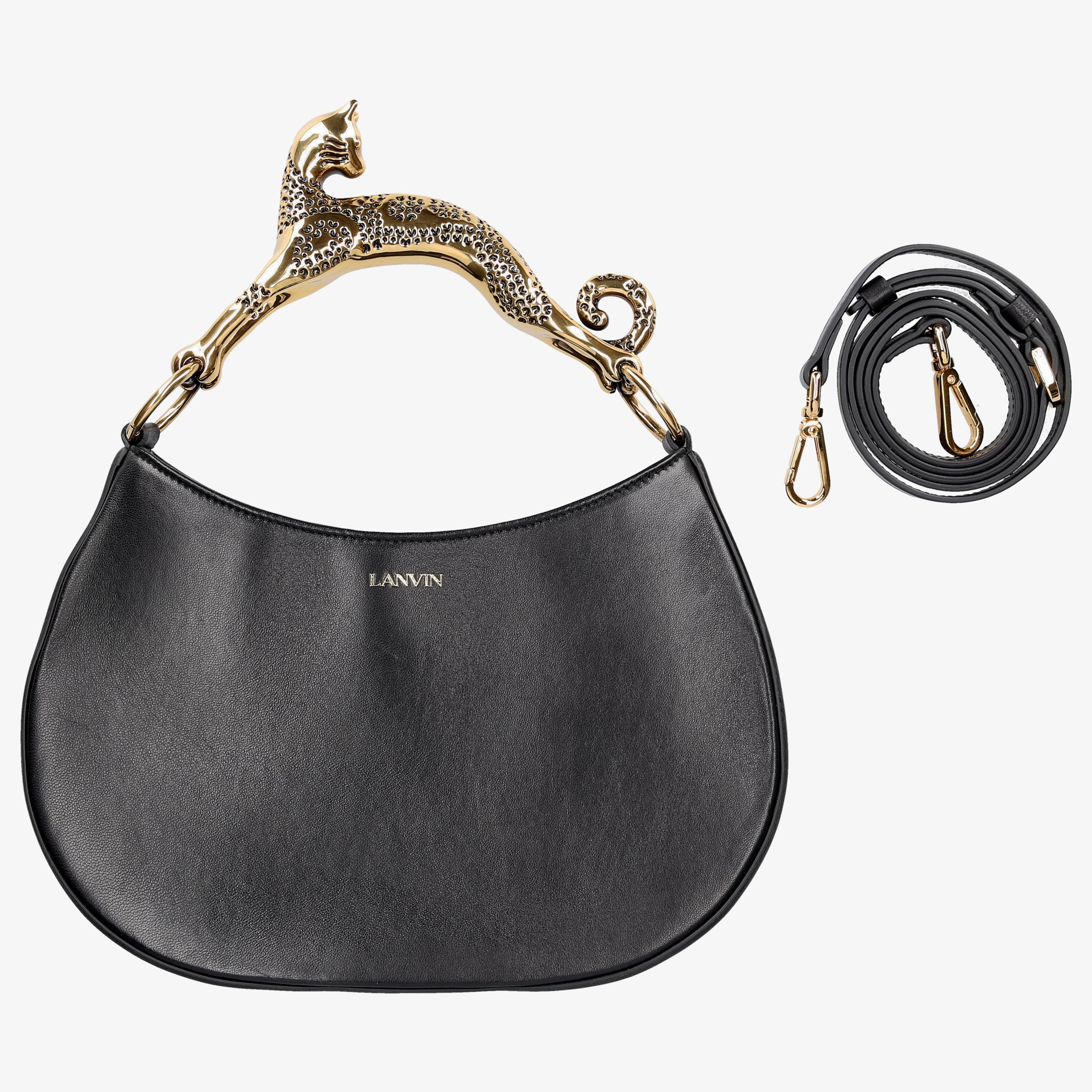 Lanvin Damen Handtasche HOBO-CAT Lammleder