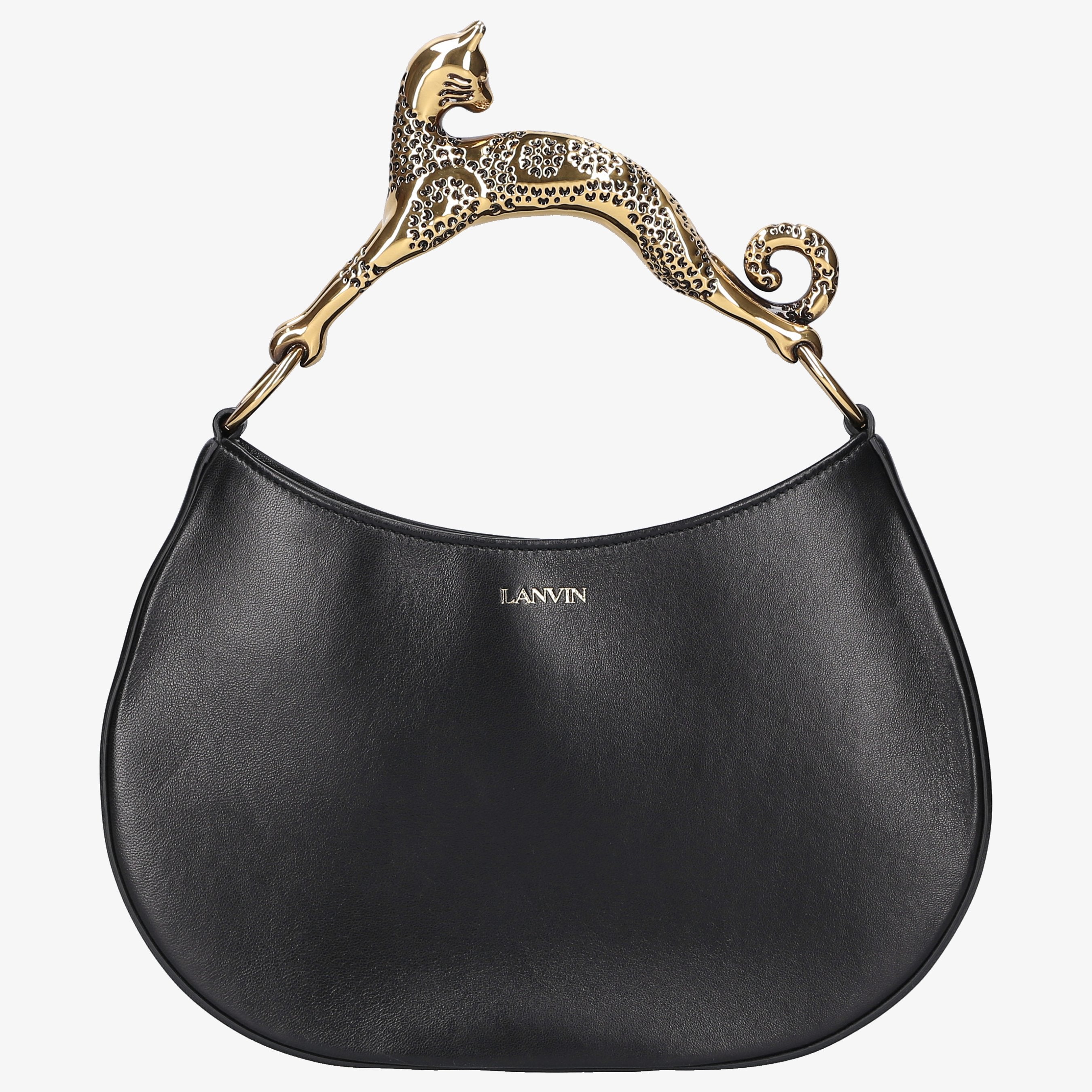 Lanvin Damen Handtasche HOBO-CAT Lammleder