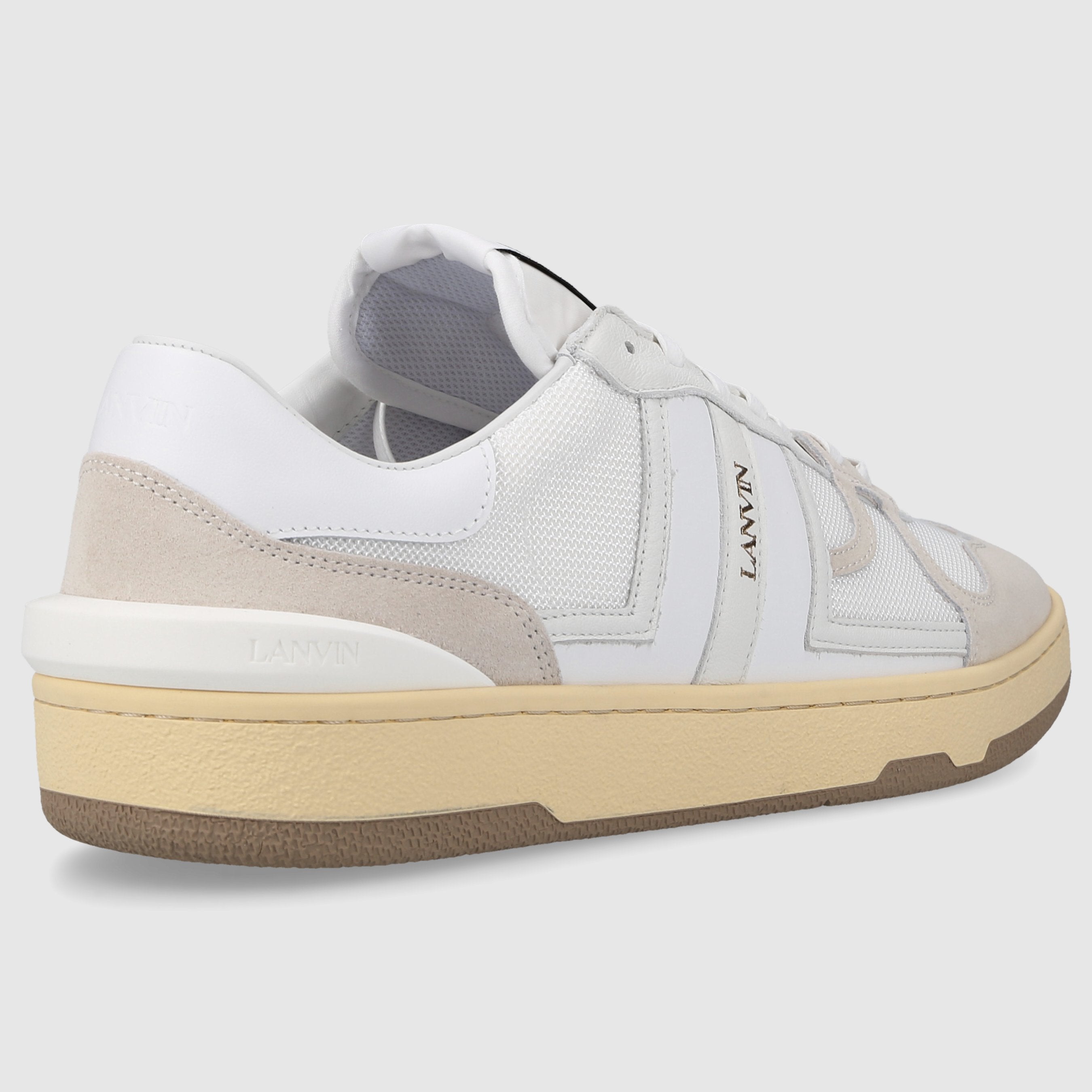 Lanvin Herren Sneaker low MESH CLAY Veloursleder