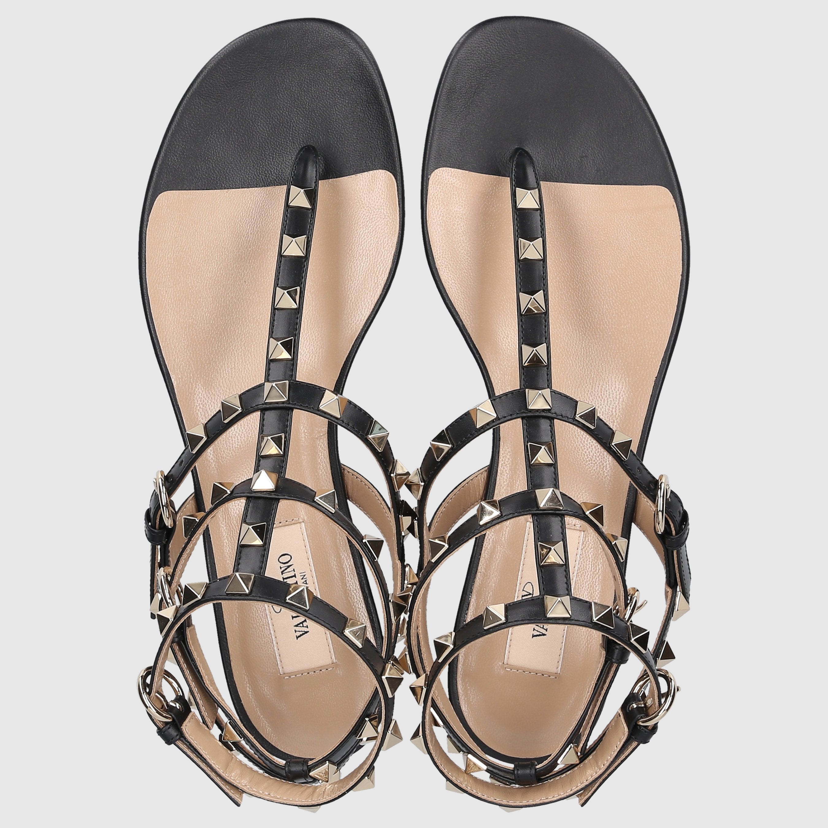 Valentino Garavani Damen Sandalen ROCKSTUD Kalbsleder