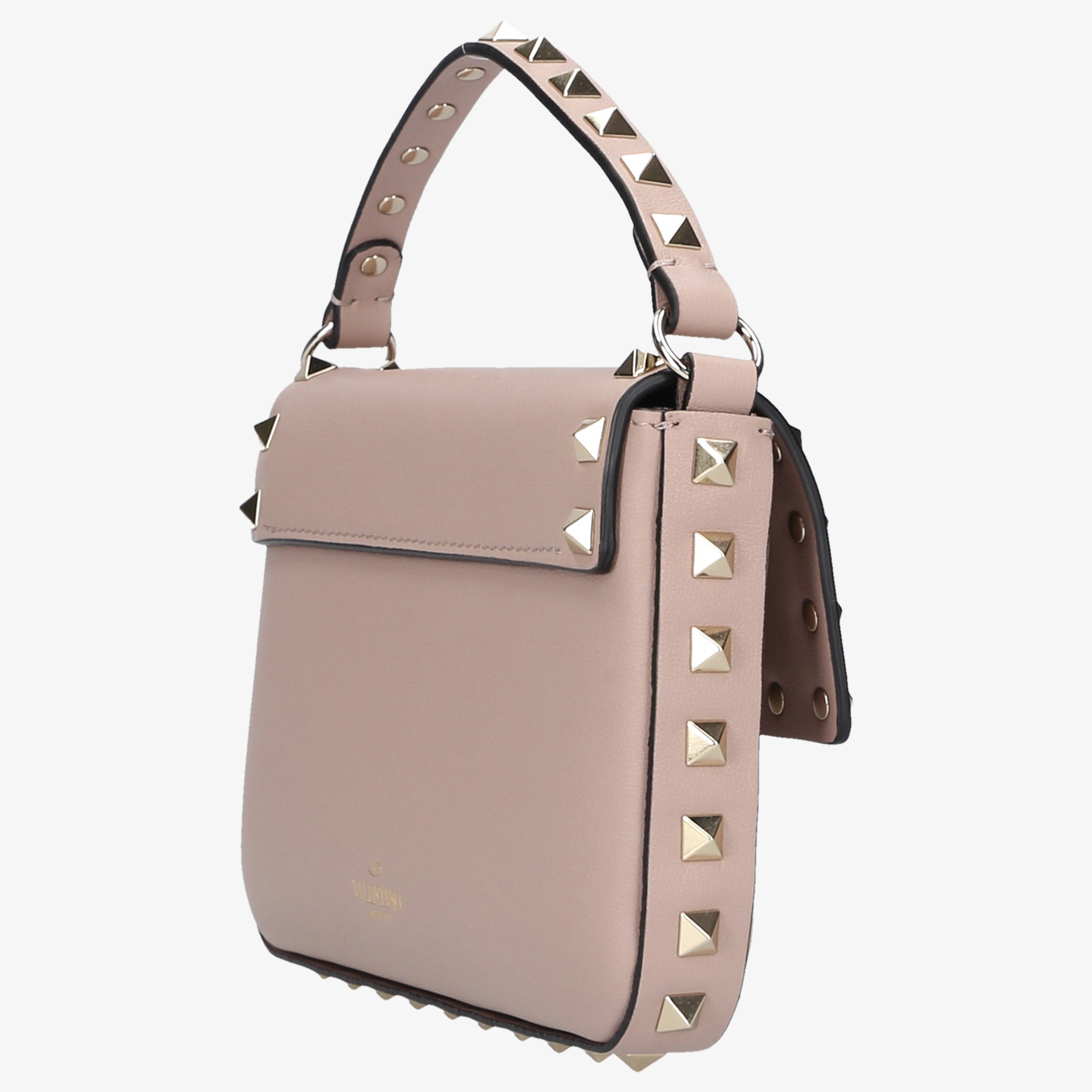 Valentino Garavani Damen Schultertasche ROCKSTUD Kalbsleder