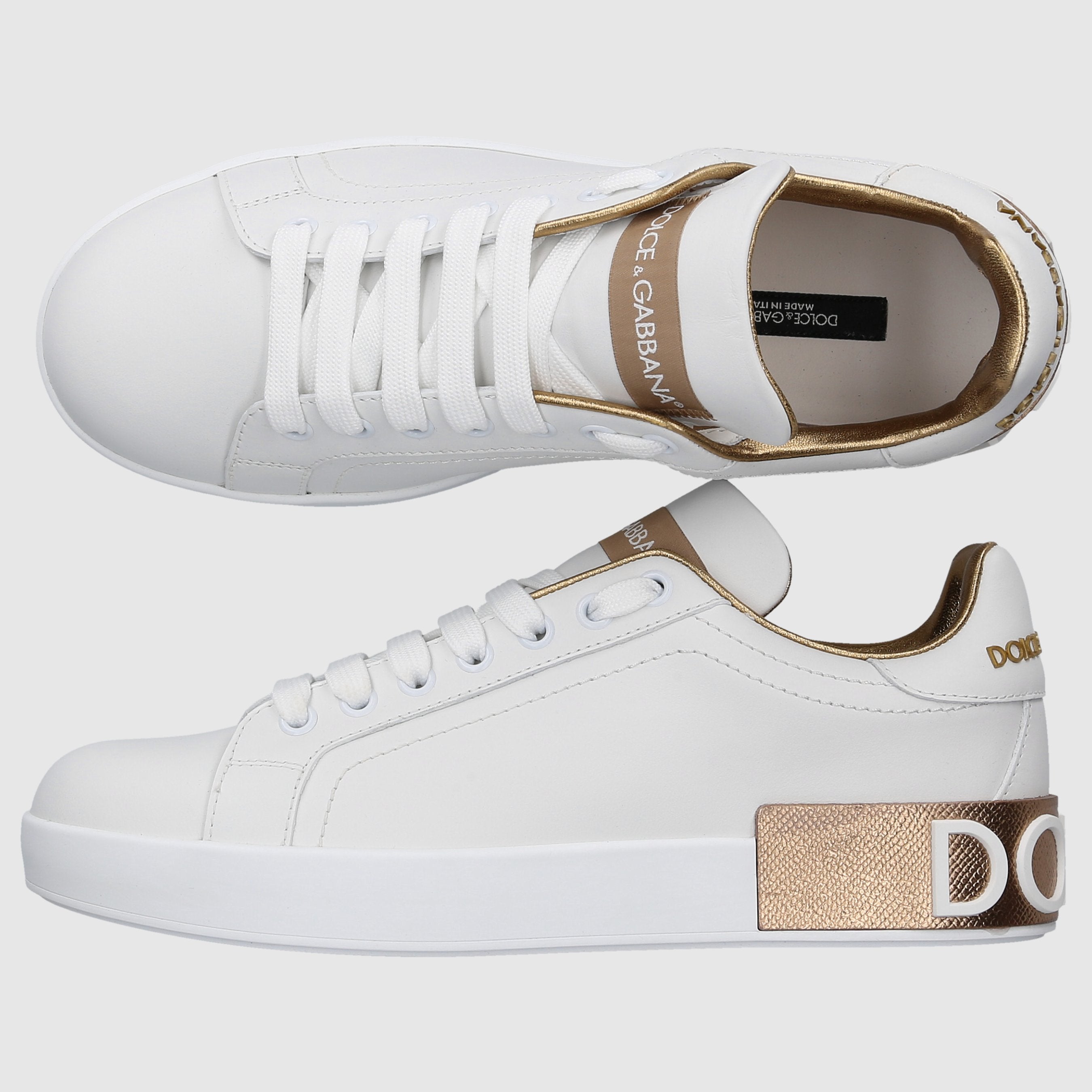 Dolce & Gabbana Damen Sneaker low PORTOFINO Kalbsleder
