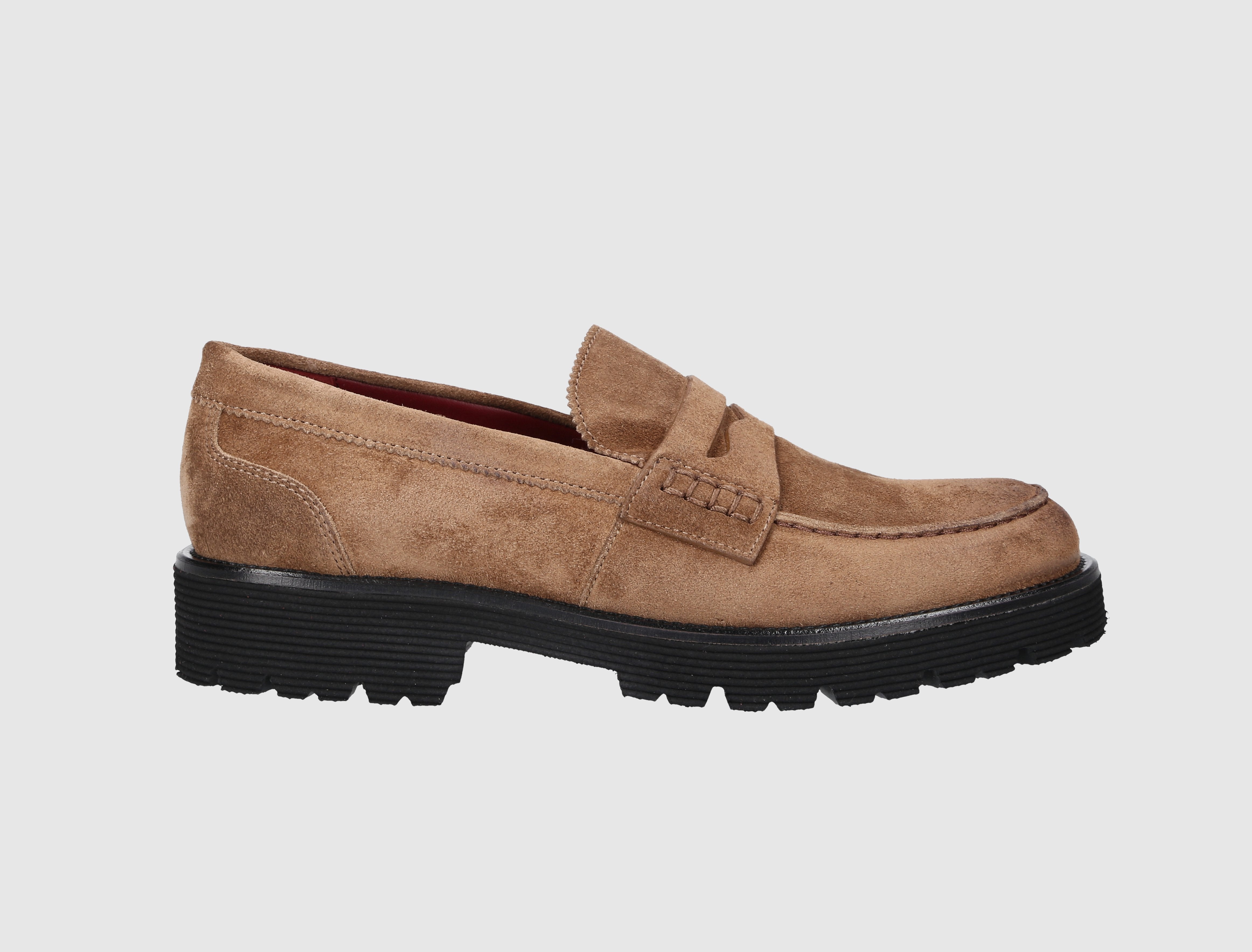 EN AVANT Damen Loafer 529-01 Veloursleder