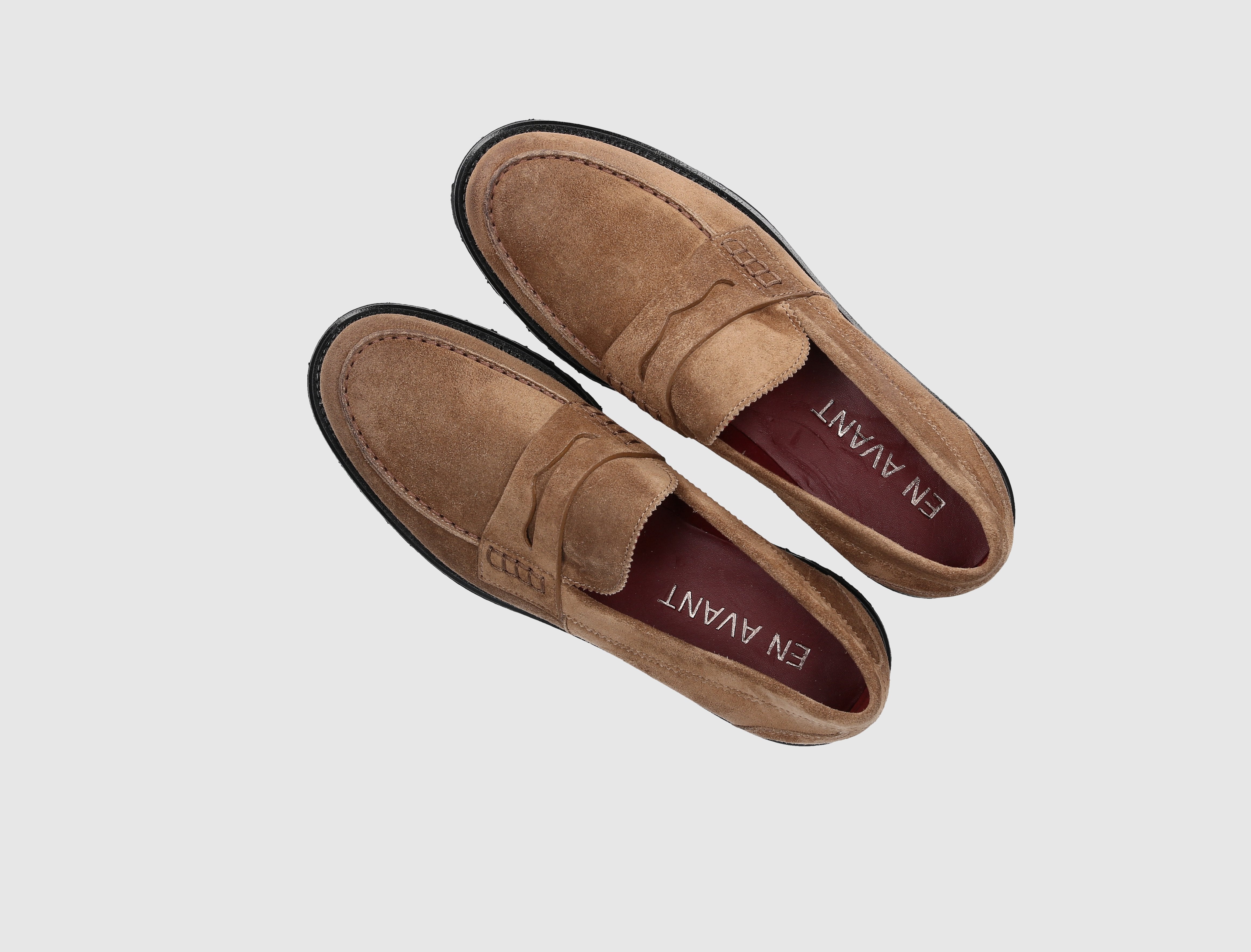 EN AVANT Damen Loafer 529-01 Veloursleder