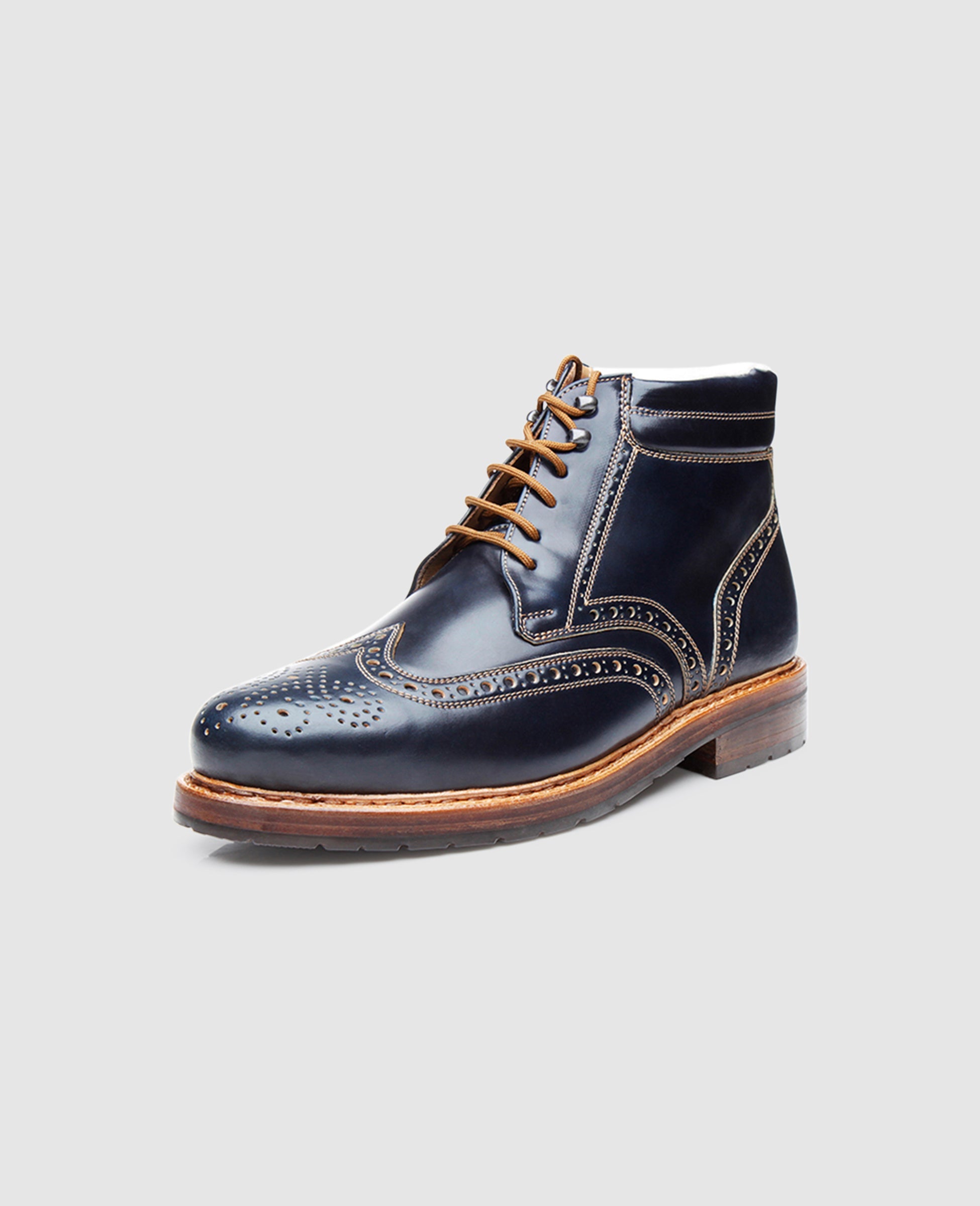 Heinrich Dinkelacker Herren Buda Full-Brogue C - Navy