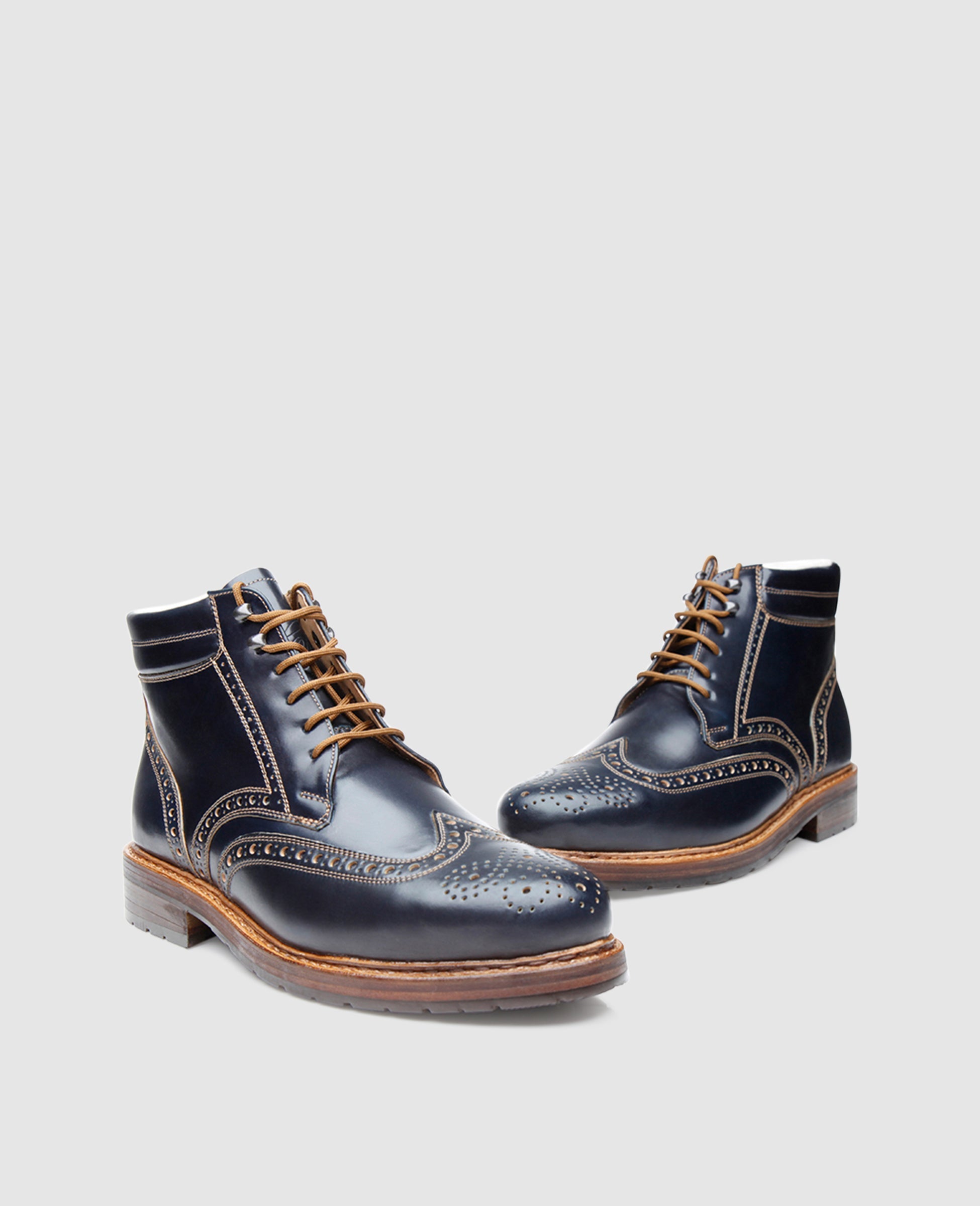 Heinrich Dinkelacker Herren Buda Full-Brogue C - Navy