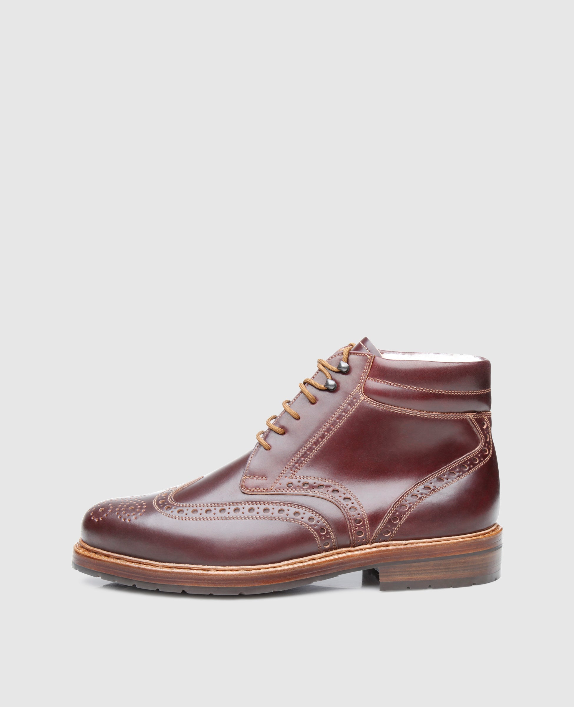 Heinrich Dinkelacker Herren Buda Full-Brogue C - Oxblood