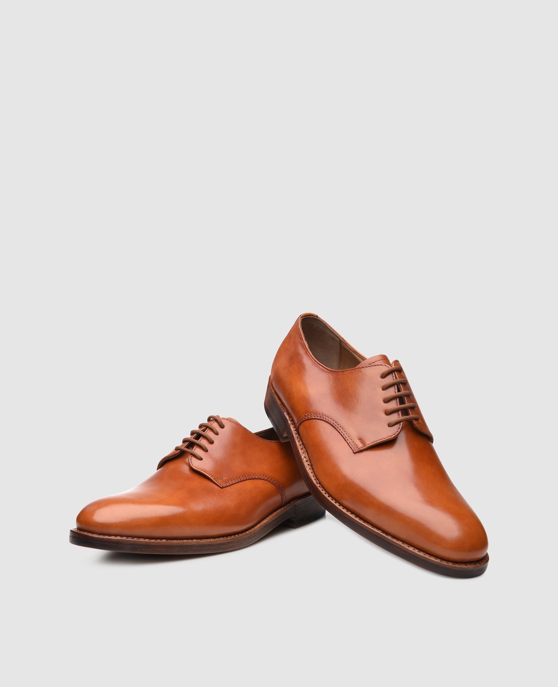 Heinrich Dinkelacker Herren Businessschuhe Luzern Plain TC - Cognac