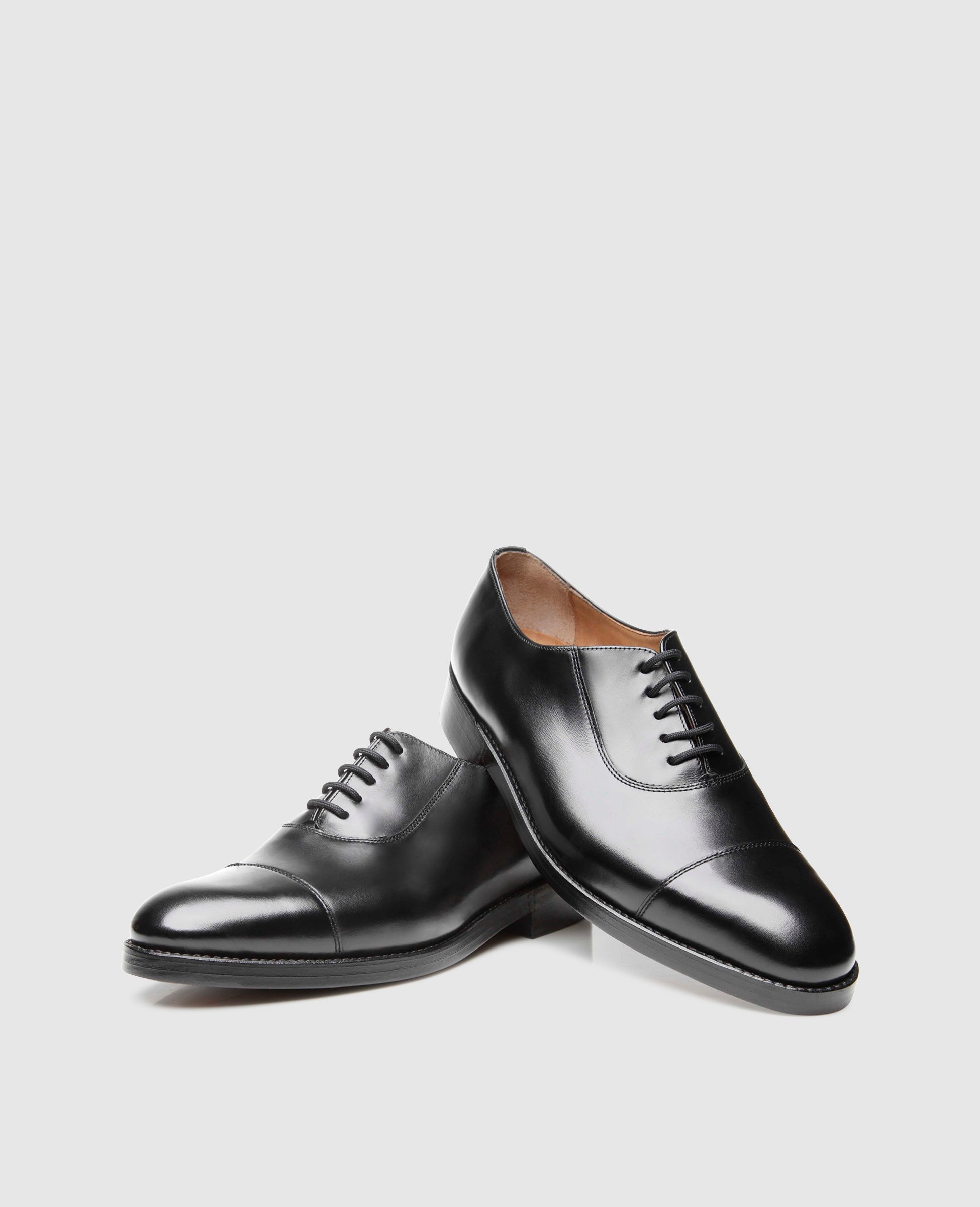 Heinrich Dinkelacker Herren Businessschuhe Luzern Captoe BC - Schwarz