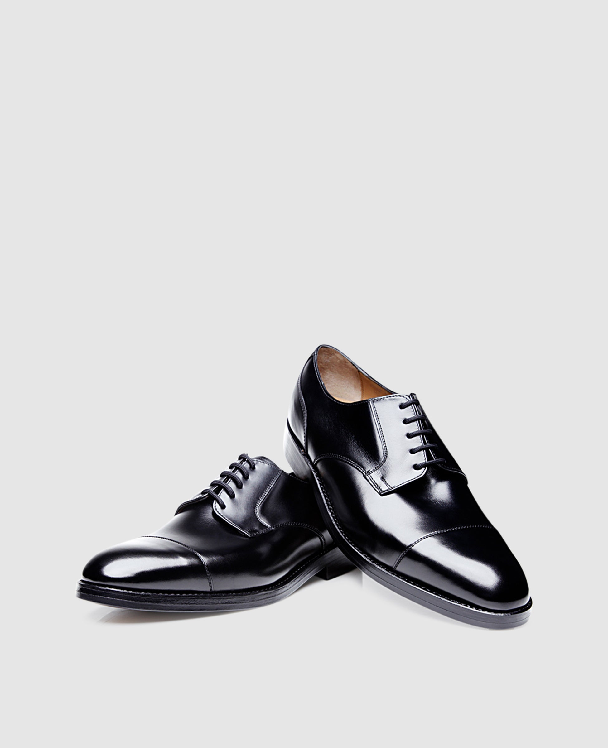 Heinrich Dinkelacker Herren Businessschuhe Luzern Captoe BC - Schwarz
