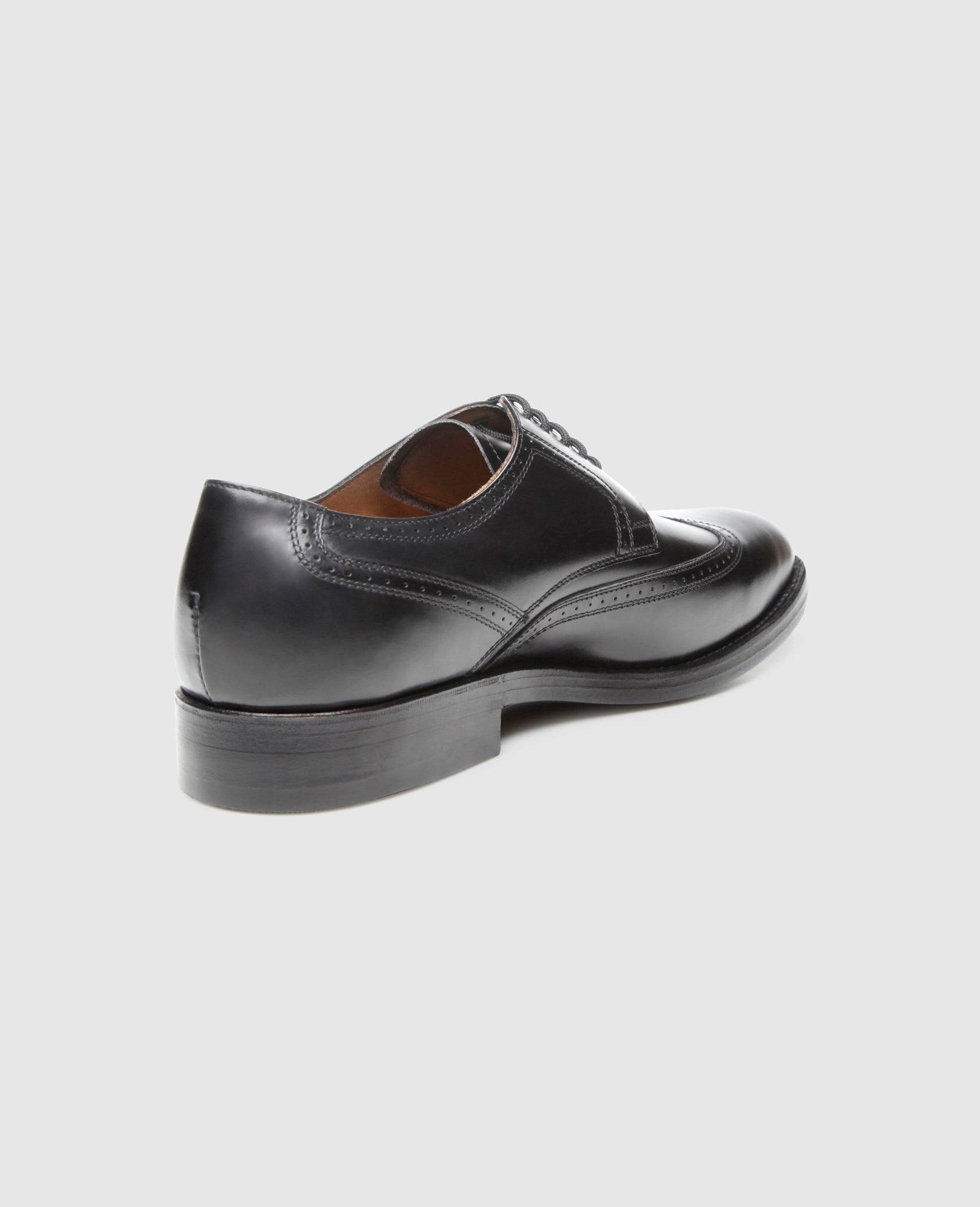 Heinrich Dinkelacker Herren Klassiker Luzern Full-Brogue Schwarz