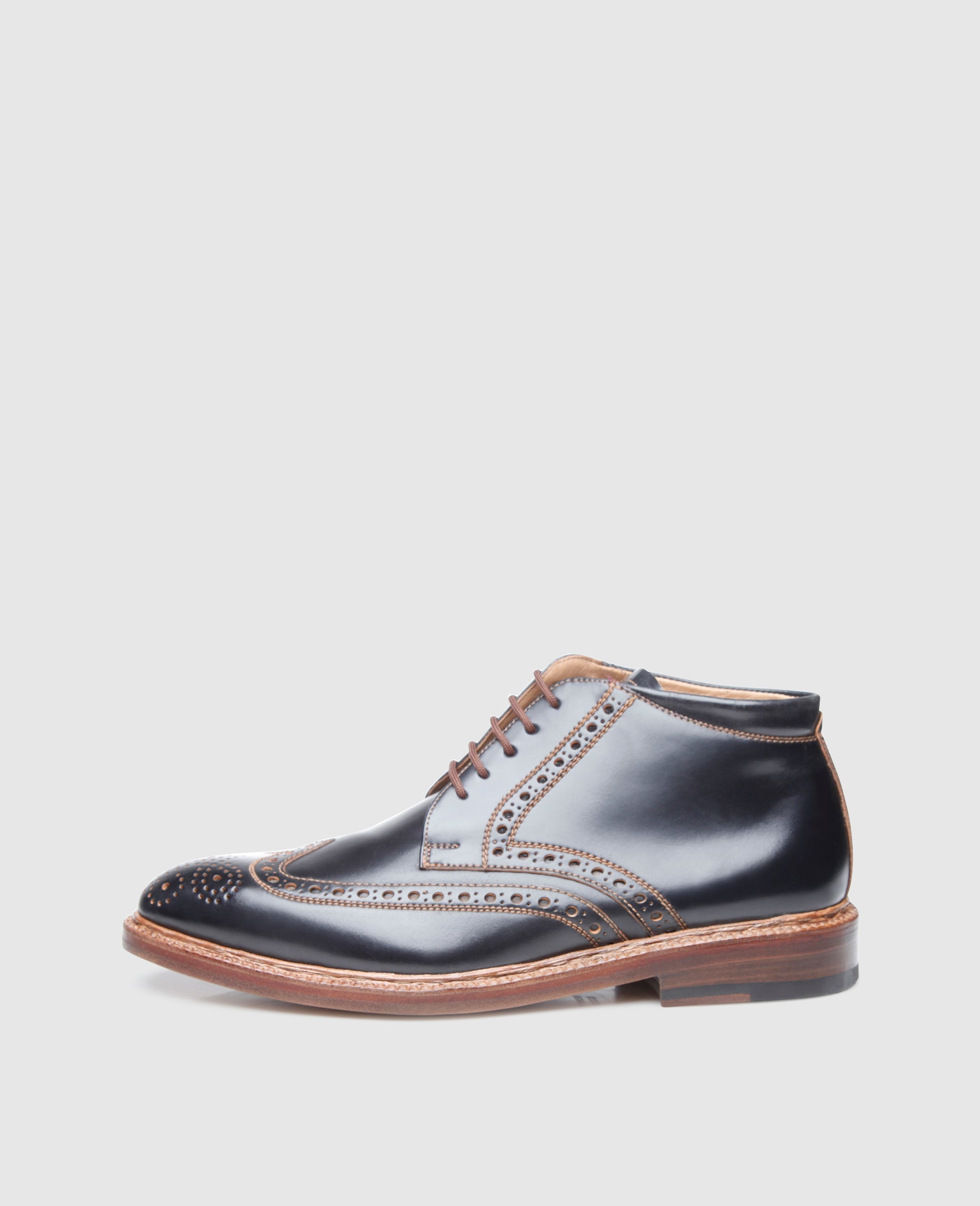 Heinrich Dinkelacker Herren Luzern Full-Brogue C - Schwarz