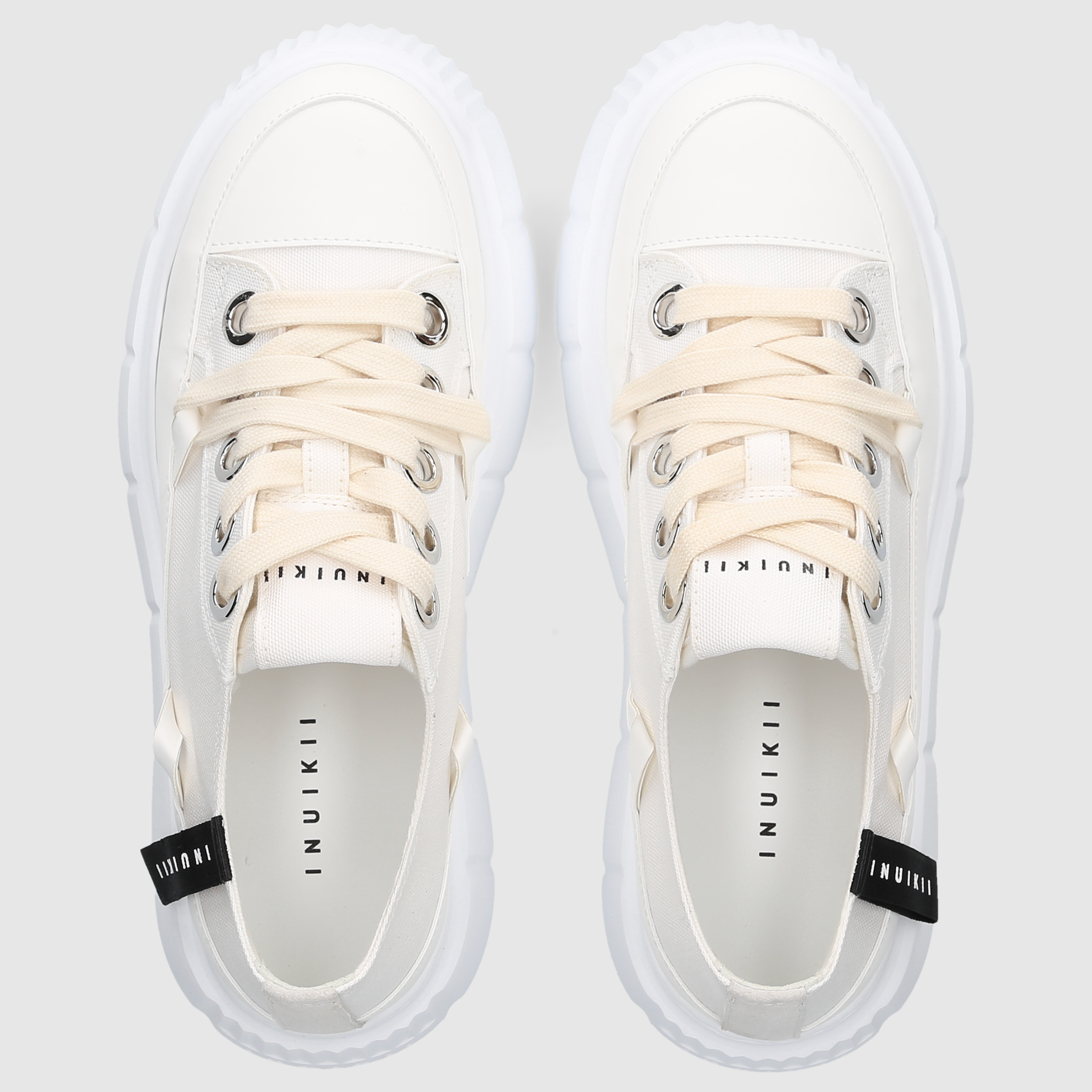 Inuikii Damen Sneaker MATILDA CANVAS LOW White