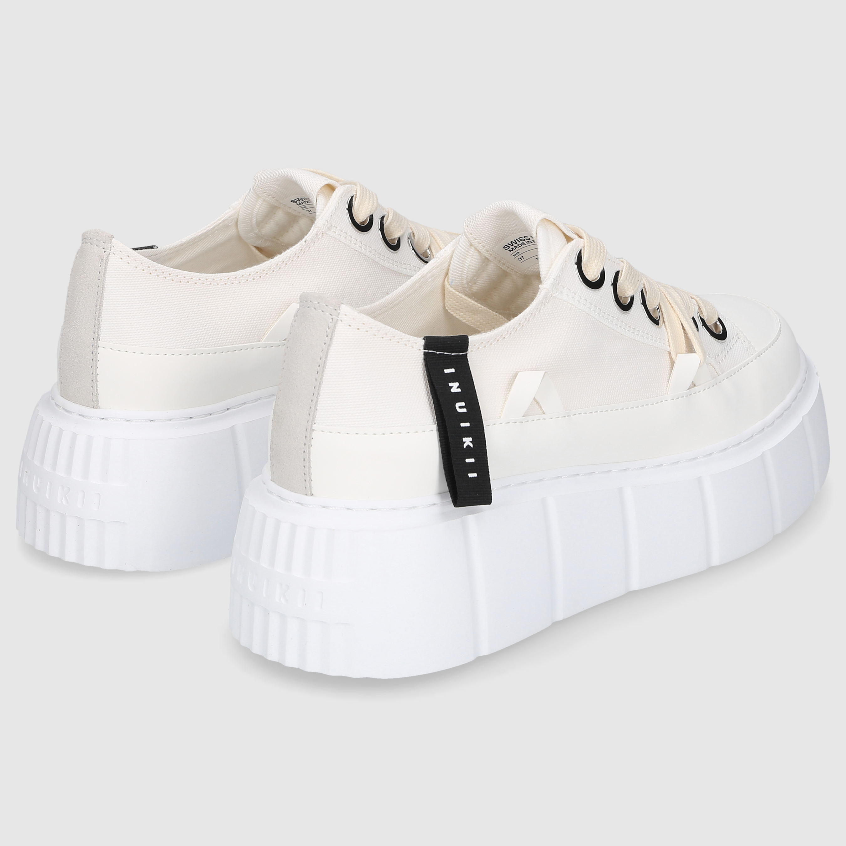 Inuikii Damen Sneaker MATILDA CANVAS LOW White