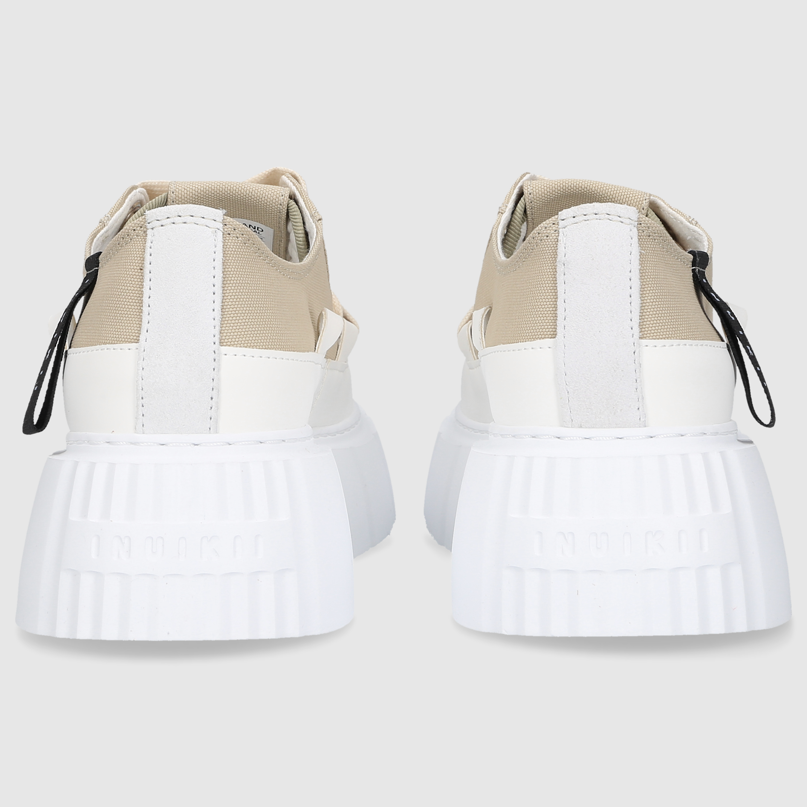 Inuikii Damen Sneaker MATILDA CANVAS LOW Grey