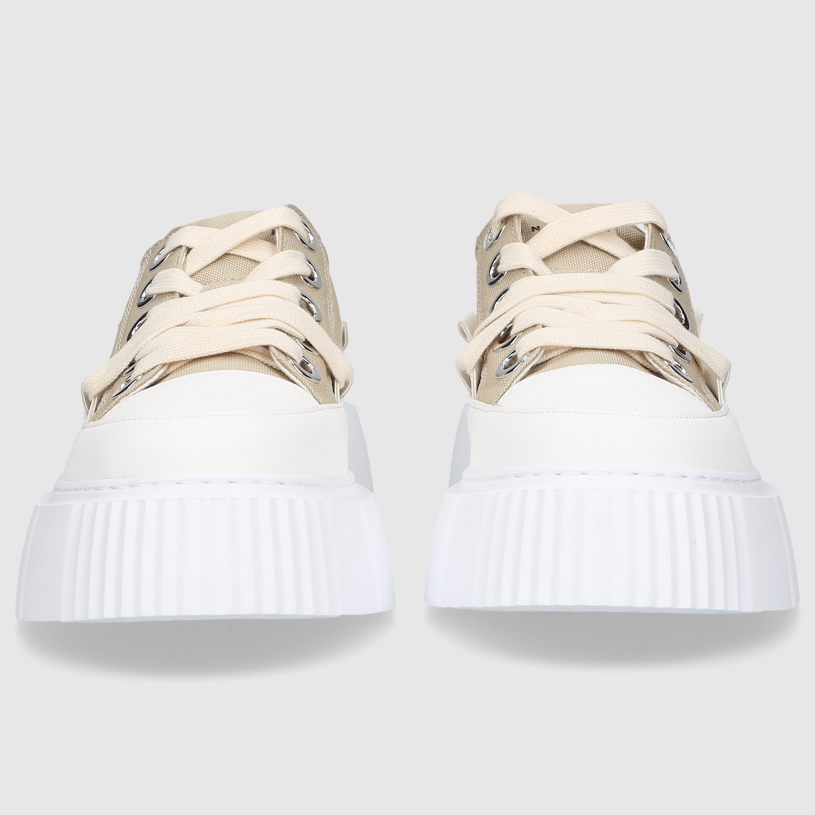 Inuikii Damen Sneaker MATILDA CANVAS LOW Grey