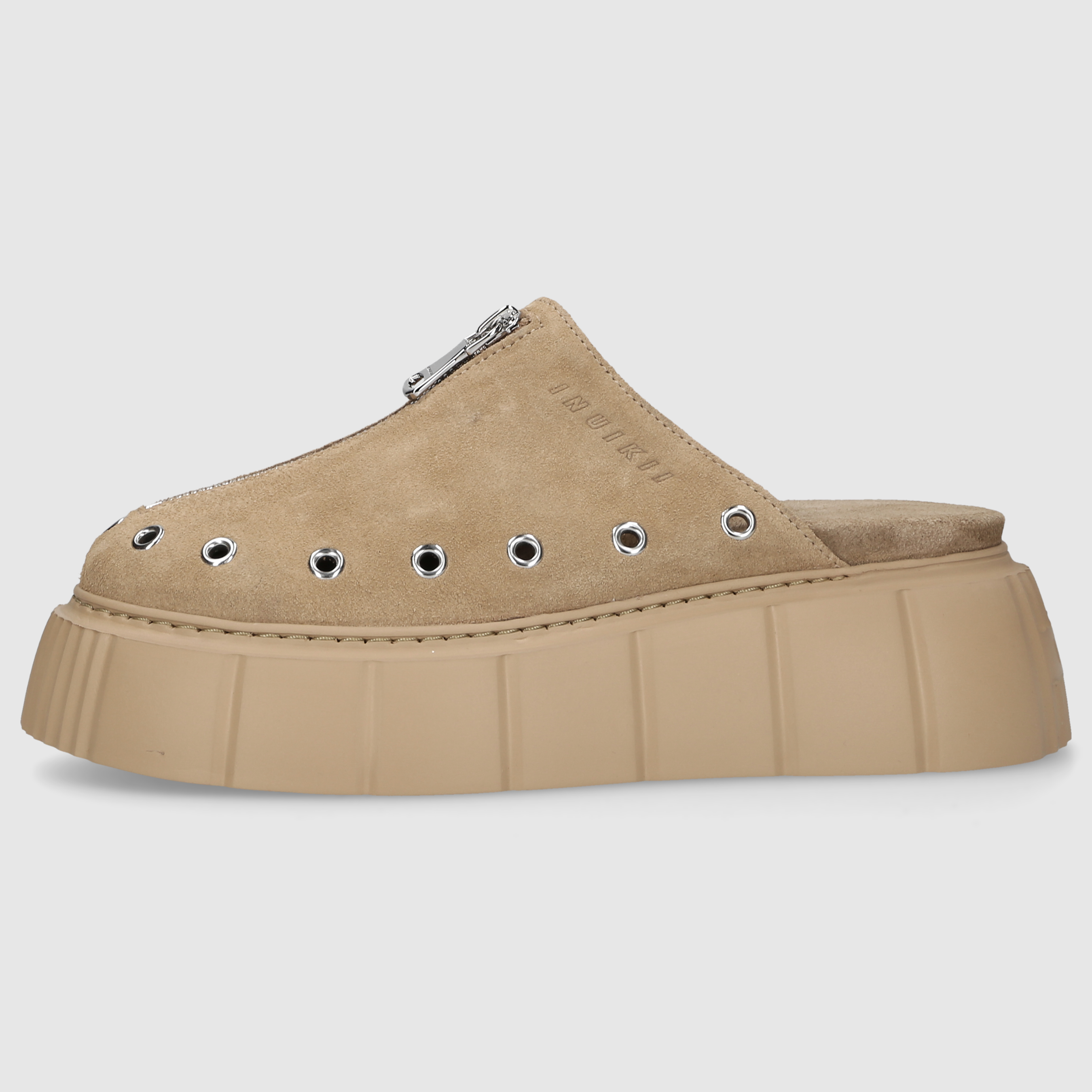 Inuikii Damen Sandale MATILDA MULE SUEDE Beige