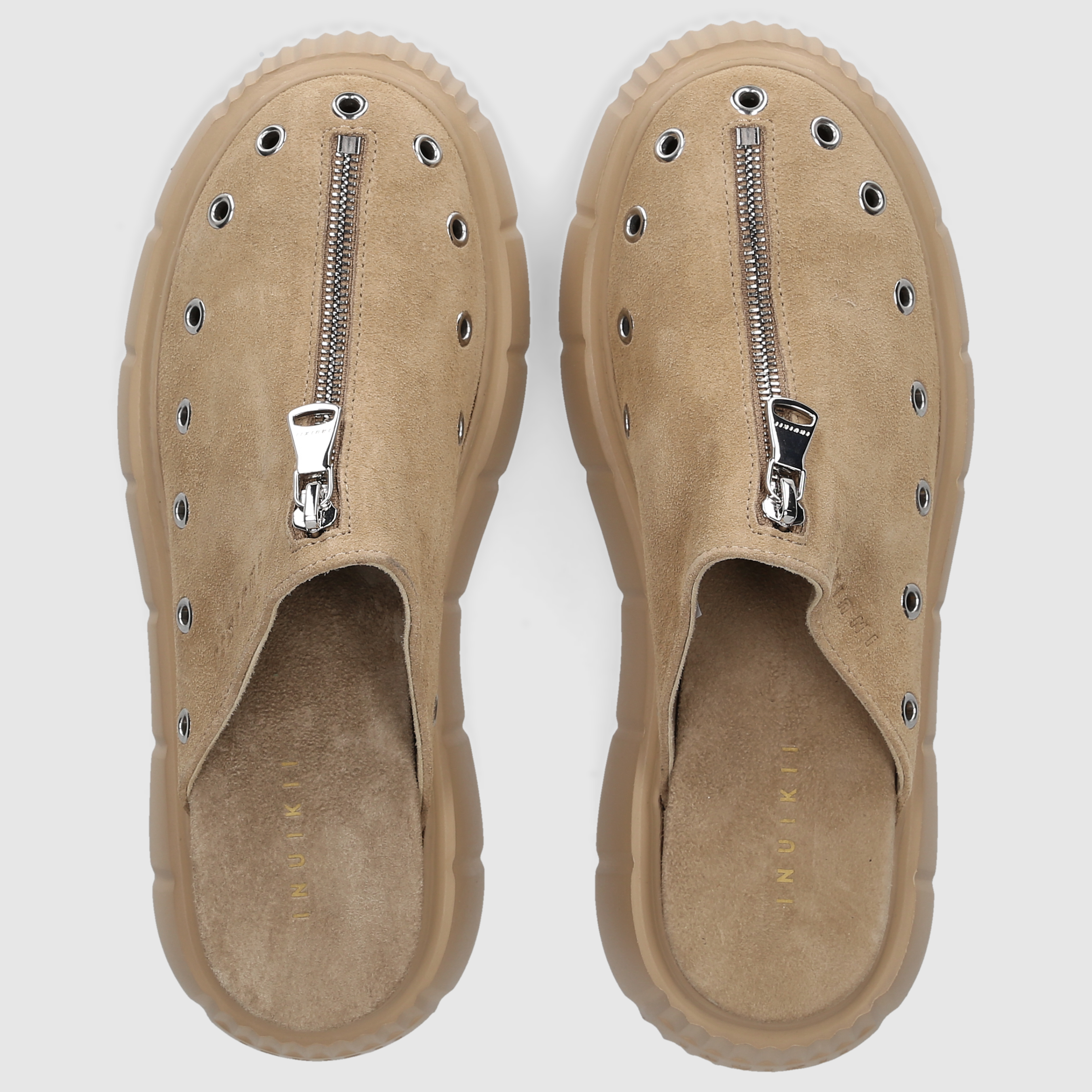 Inuikii Damen Sandale MATILDA MULE SUEDE Beige