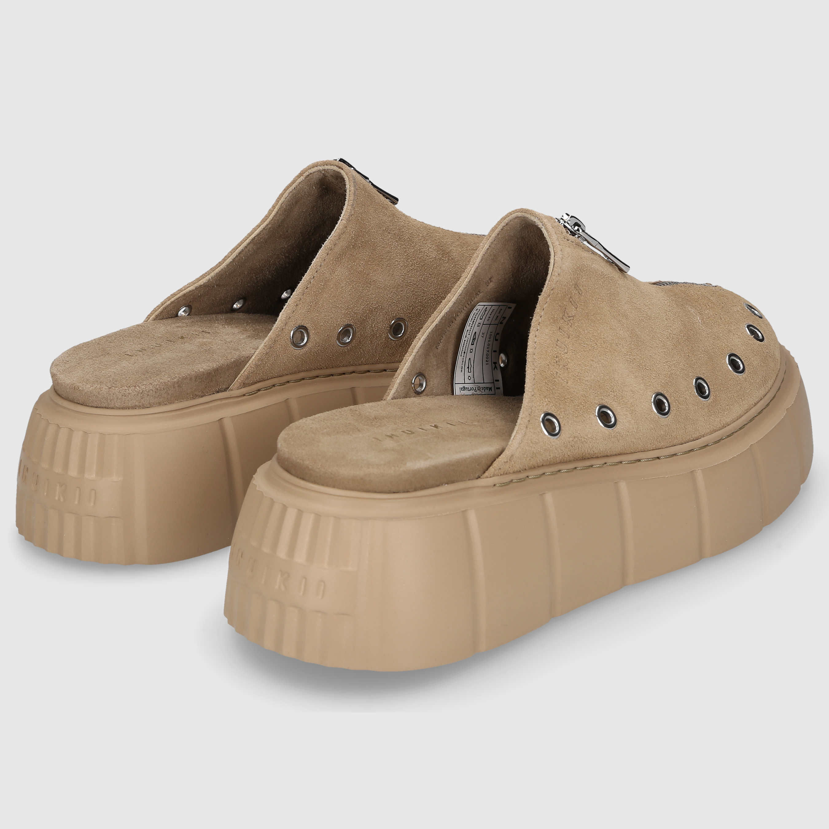 Inuikii Damen Sandale MATILDA MULE SUEDE Beige