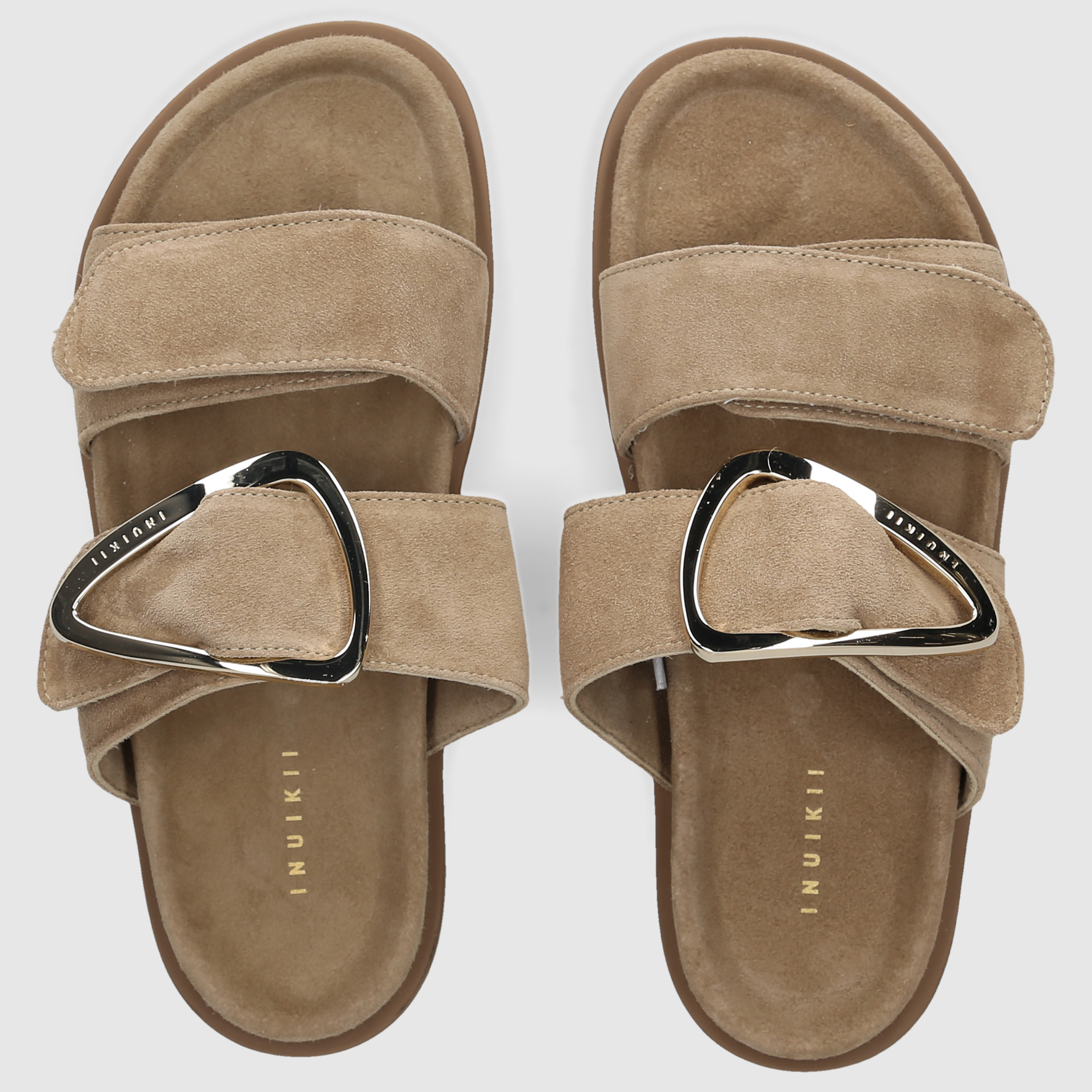 Inuikii Damen Sandale DREAMER BUCKLE Beige