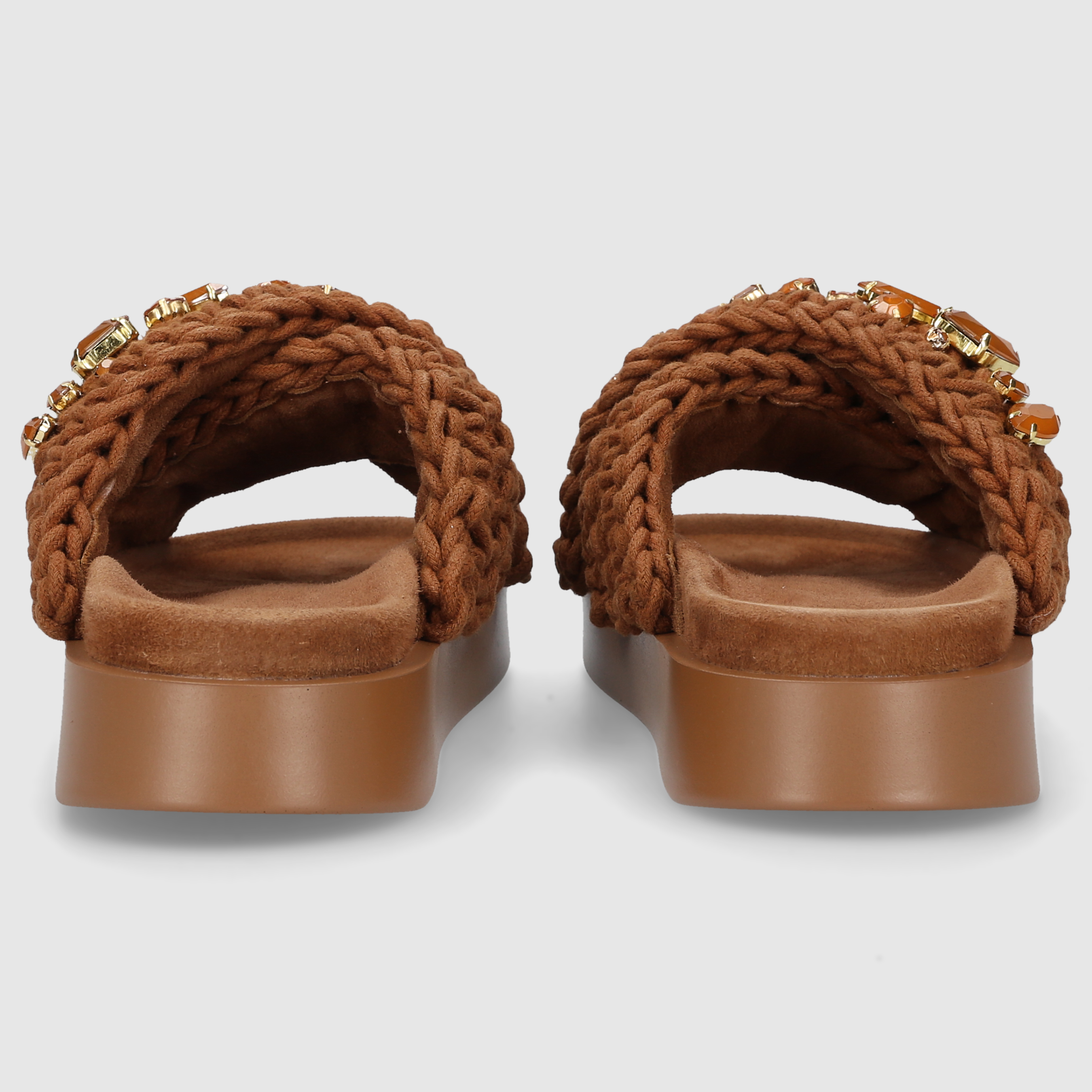 Inuikii Damen Sandale WOVEN STONES Mocha