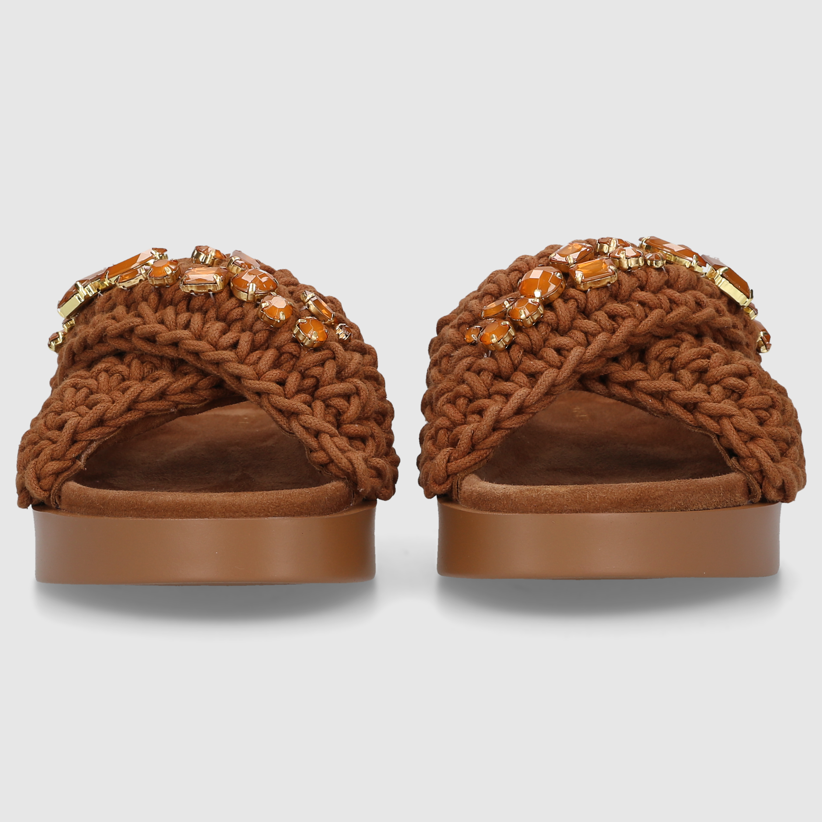 Inuikii Damen Sandale WOVEN STONES Mocha