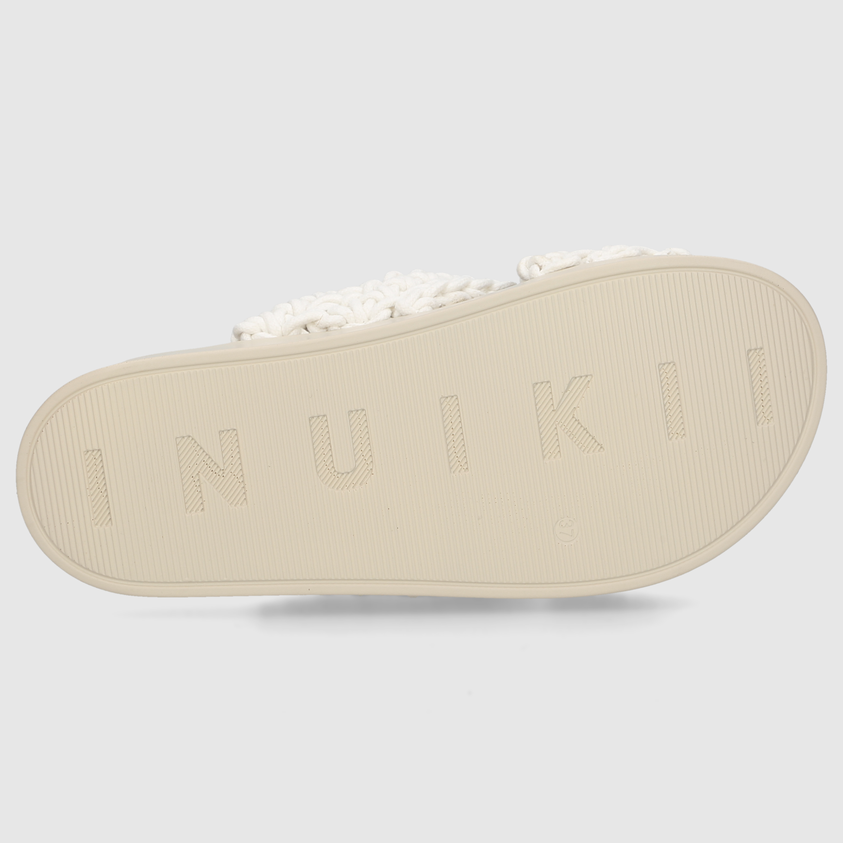 Inuikii Damen Sandale WOVEN STONES Off White