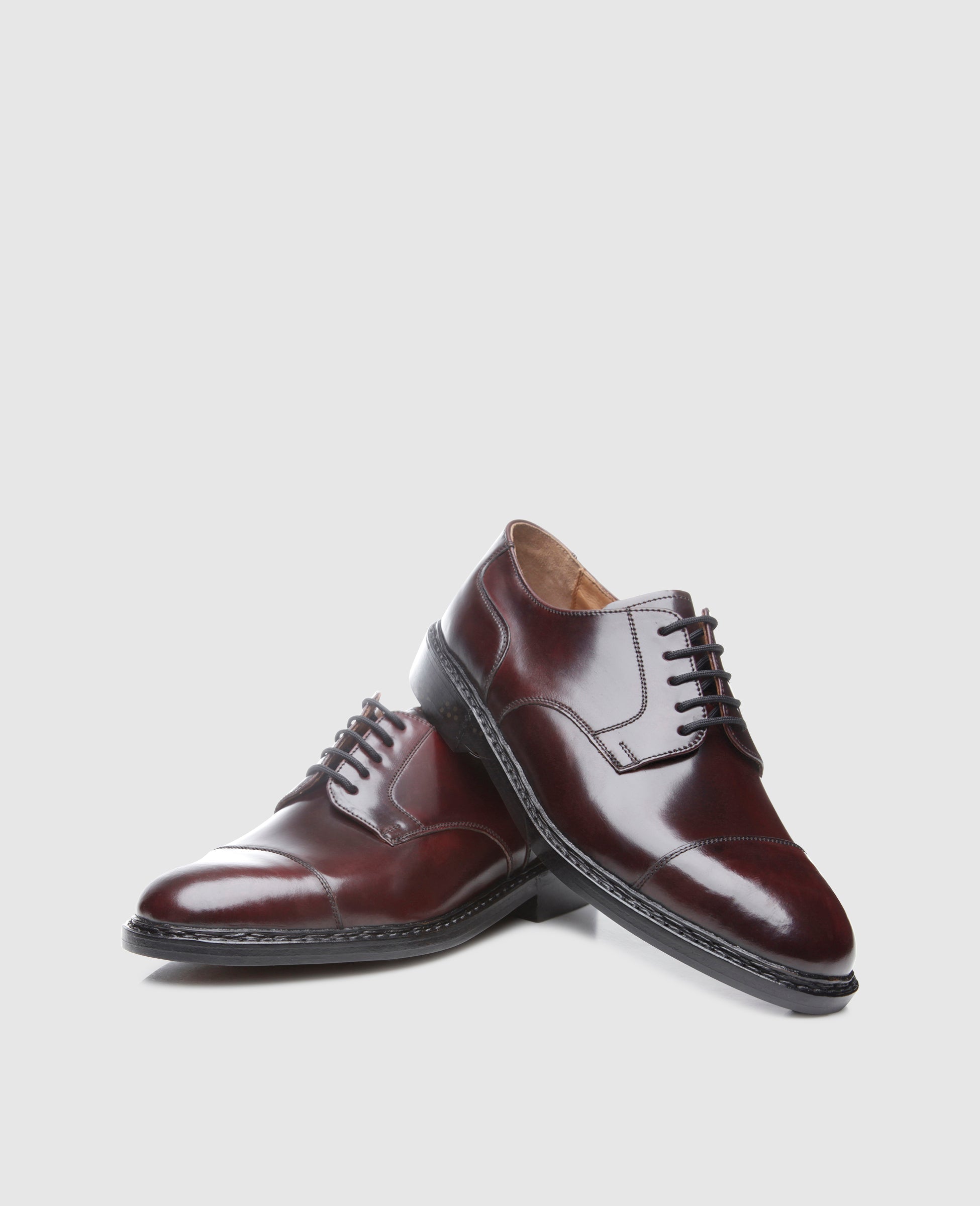 Heinrich Dinkelacker Herren Businessschuhe London Captoe C - Oxblood