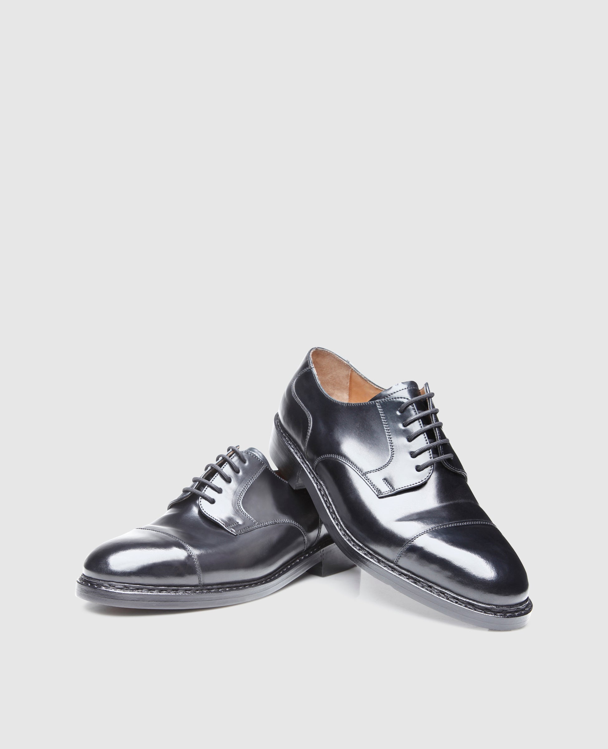 Heinrich Dinkelacker Herren Businessschuhe London Captoe C - Schwarz