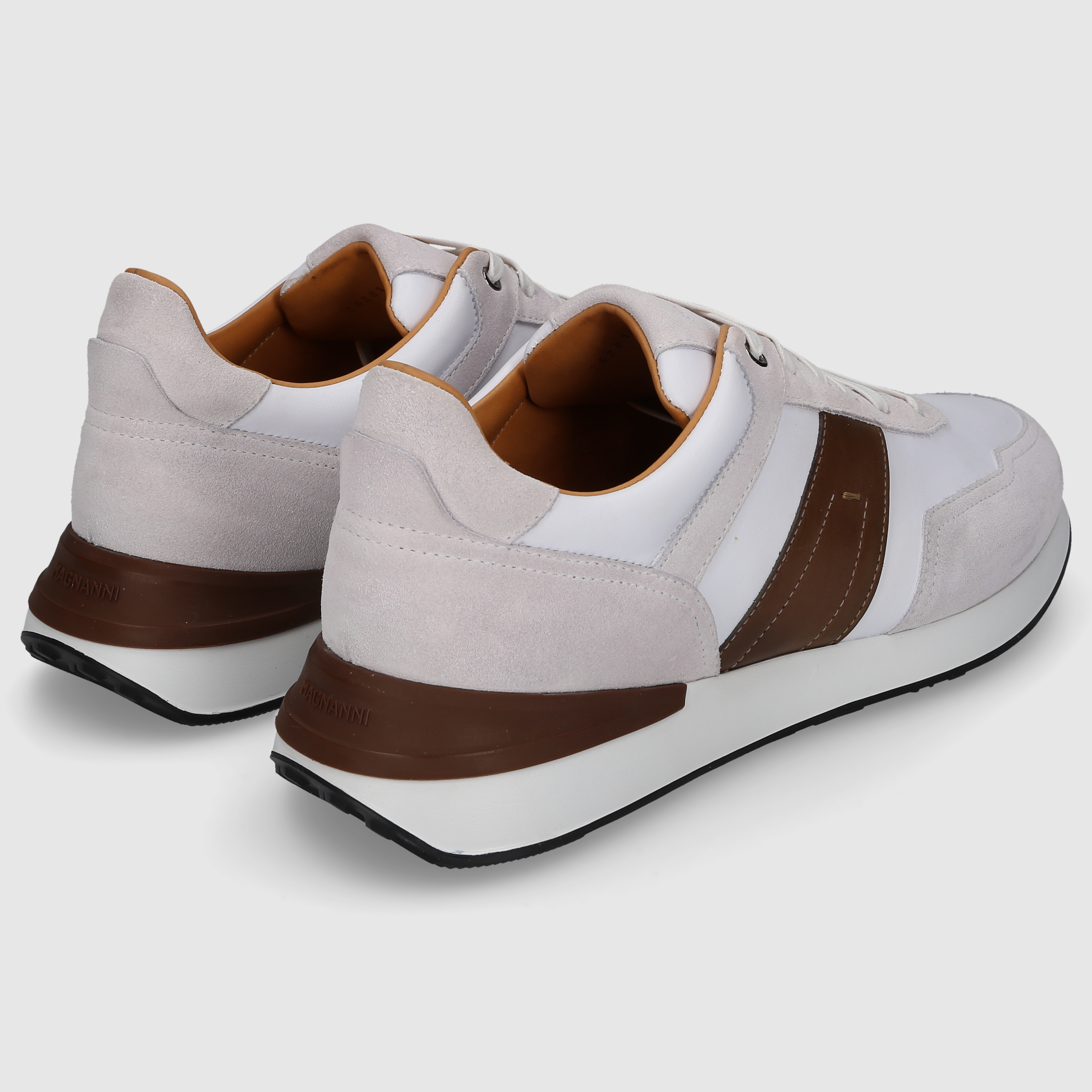 Magnanni Herren Sneaker 26281-SENTRO Blanco/Torba