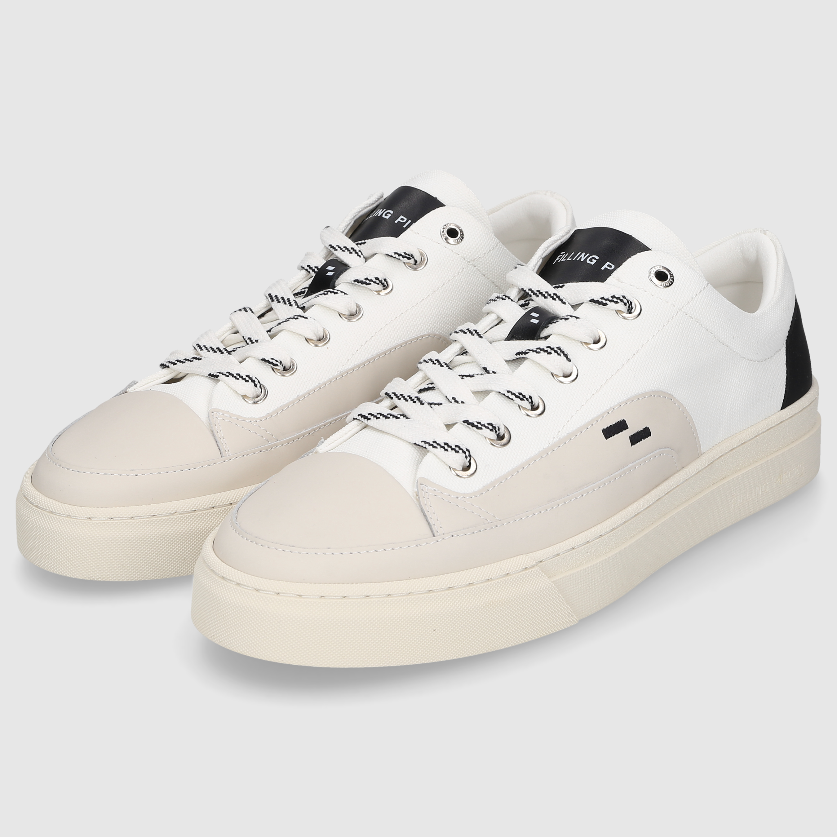Filling Pieces Herren Sneaker Riviera Low White