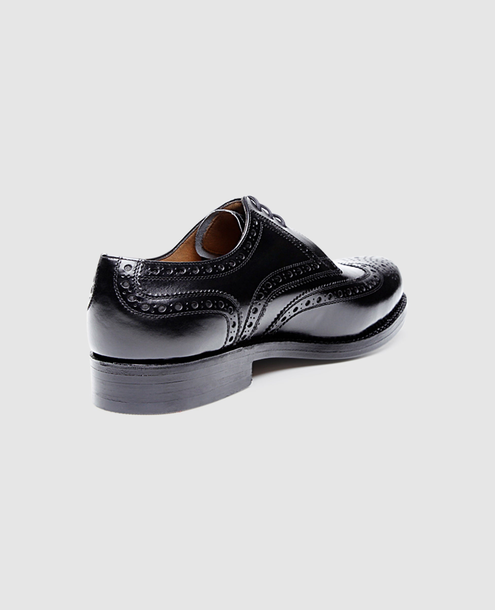 Heinrich Dinkelacker Herren Businessschuhe Janosh K Full-Brogue BC - Schwarz