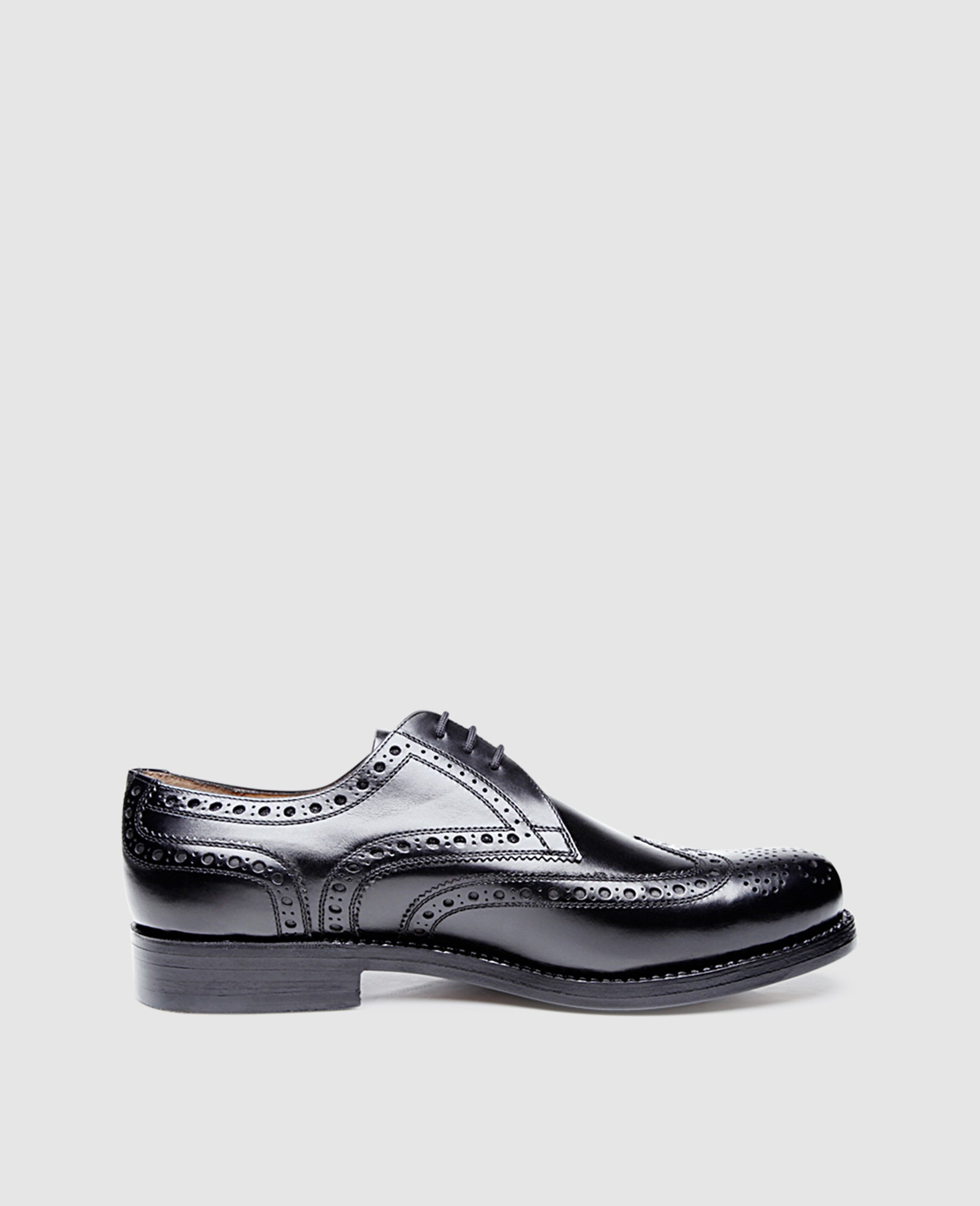 Heinrich Dinkelacker Herren Businessschuhe Janosh K Full-Brogue BC - Schwarz