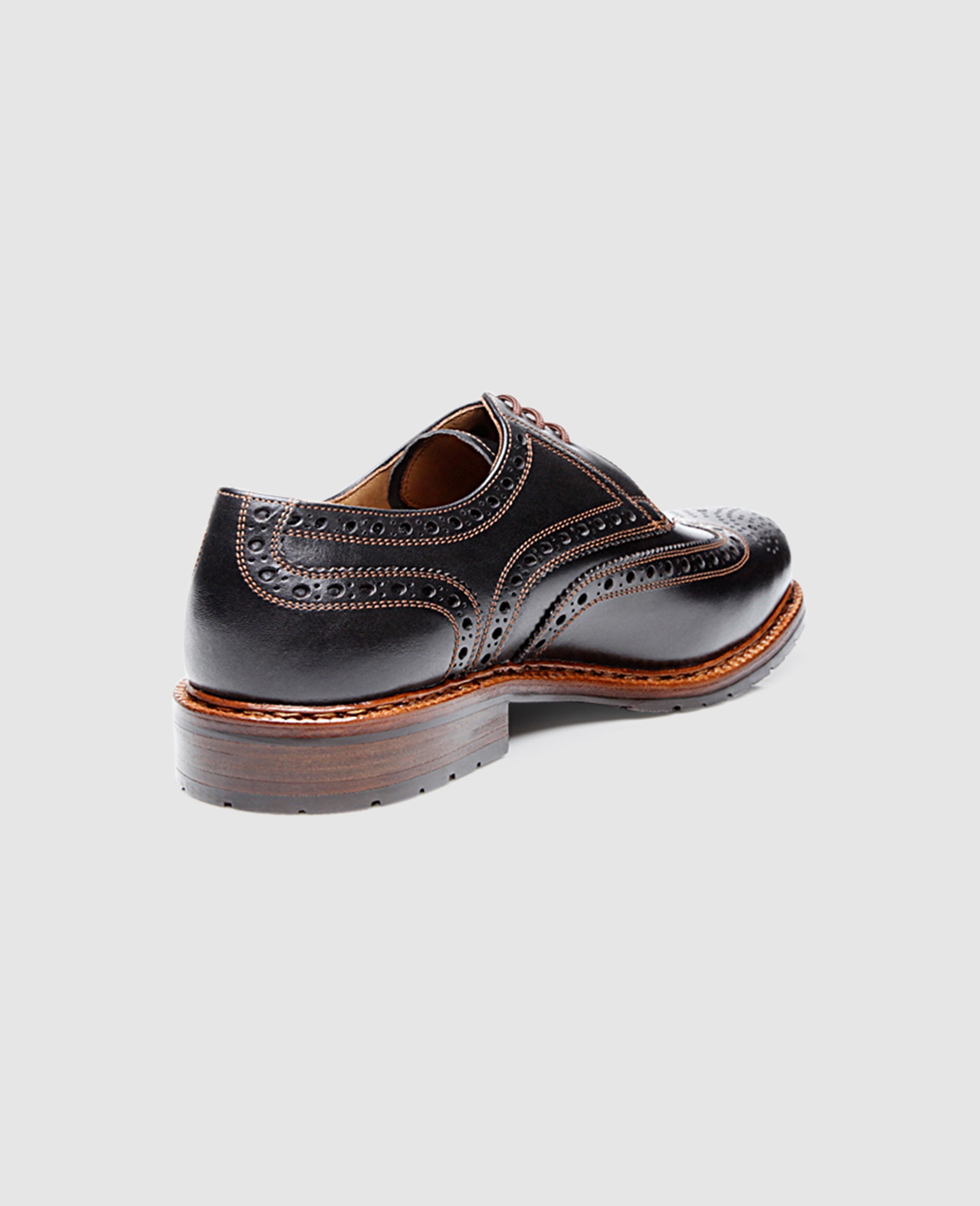 Heinrich Dinkelacker Herren Businessschuhe Janosh K Full-Brogue FC - Schwarz