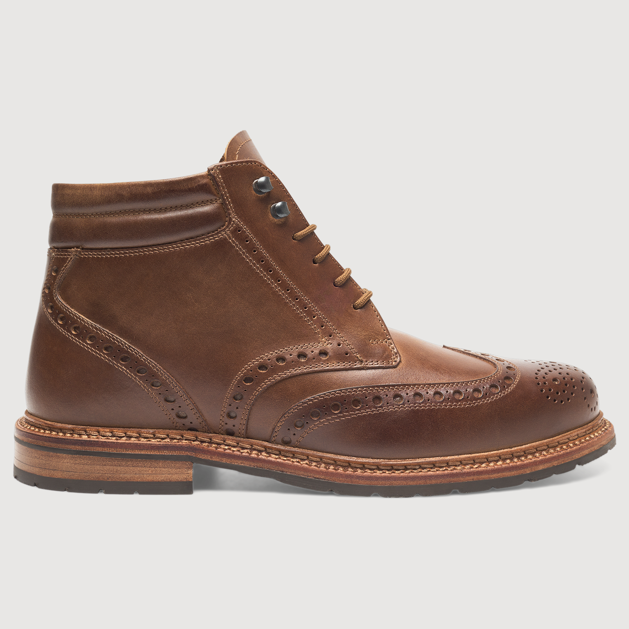 Heinrich Dinkelacker Men's Buda Full Brogue H - Caramel