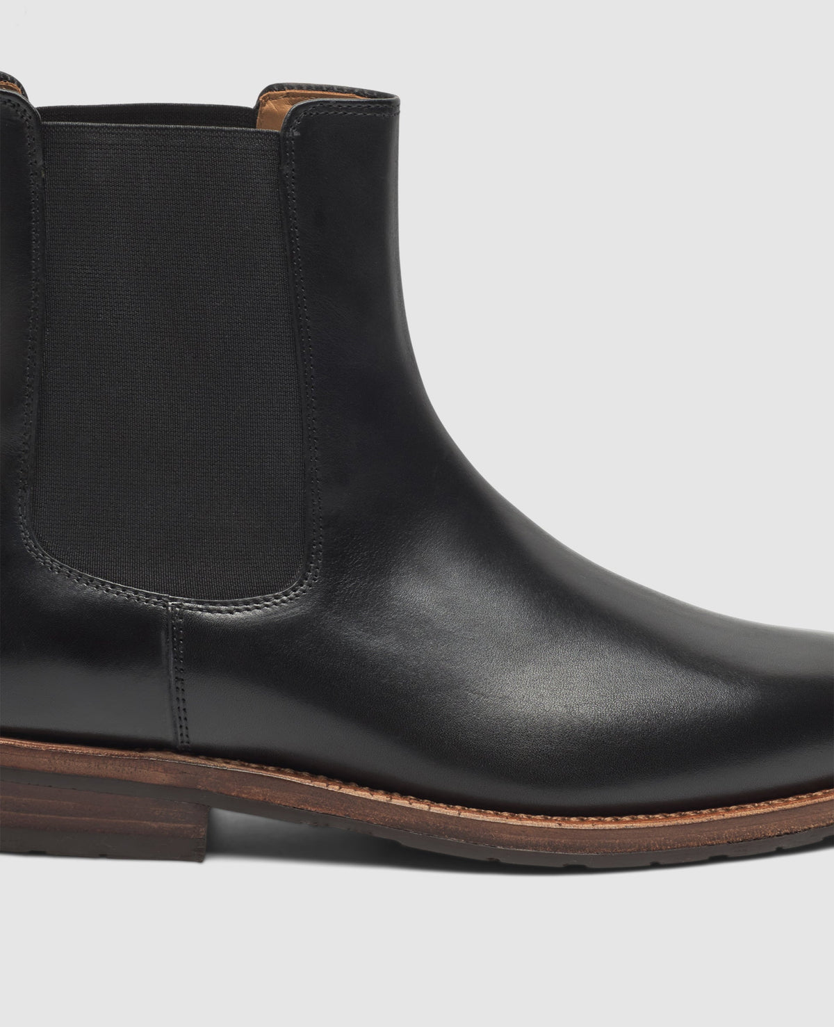 Heinrich Dinkelacker Herren Boot Luzern Plain Schwarz