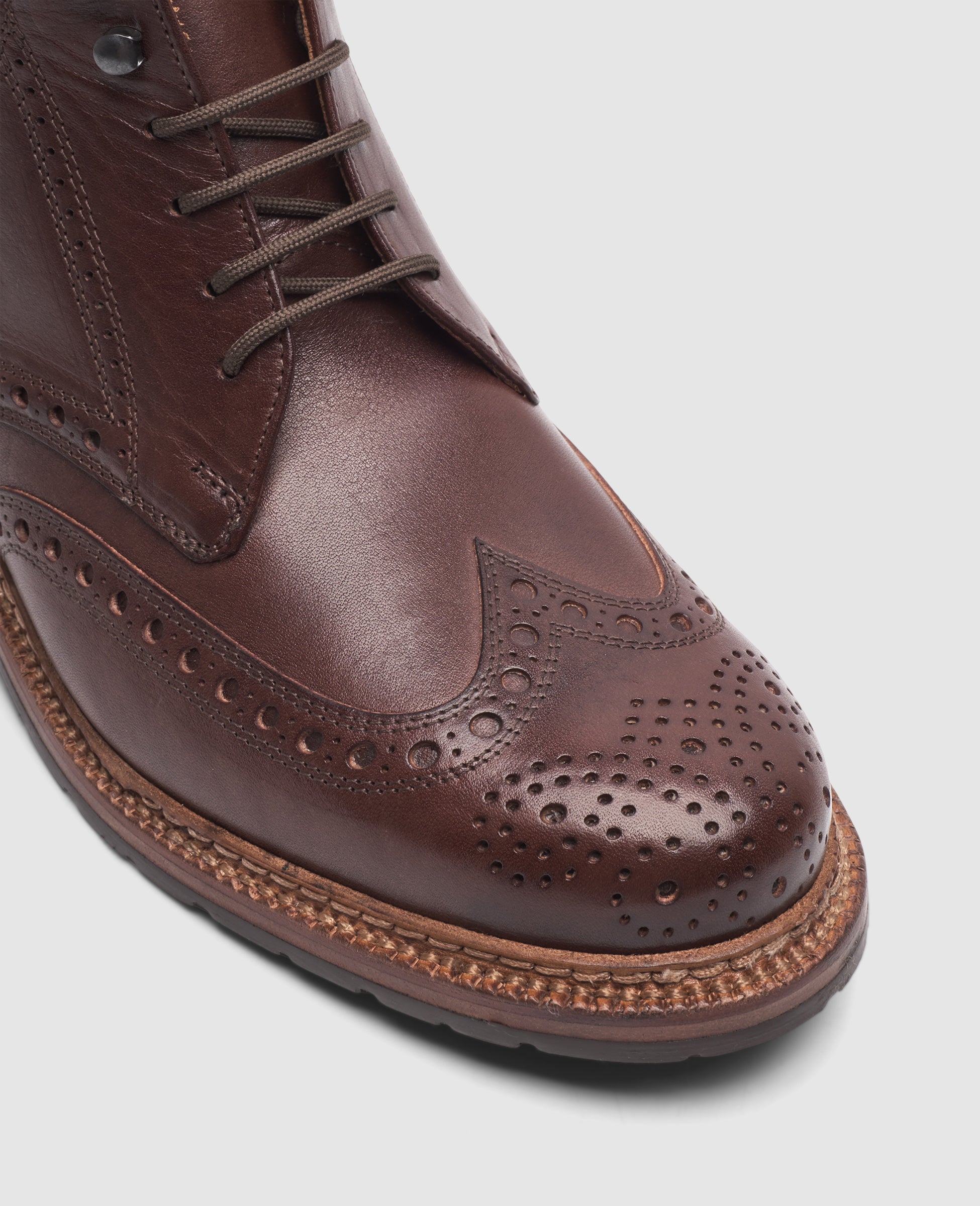 Heinrich Dinkelacker Men's Janosh K Full Brogue BC - Dark Brown