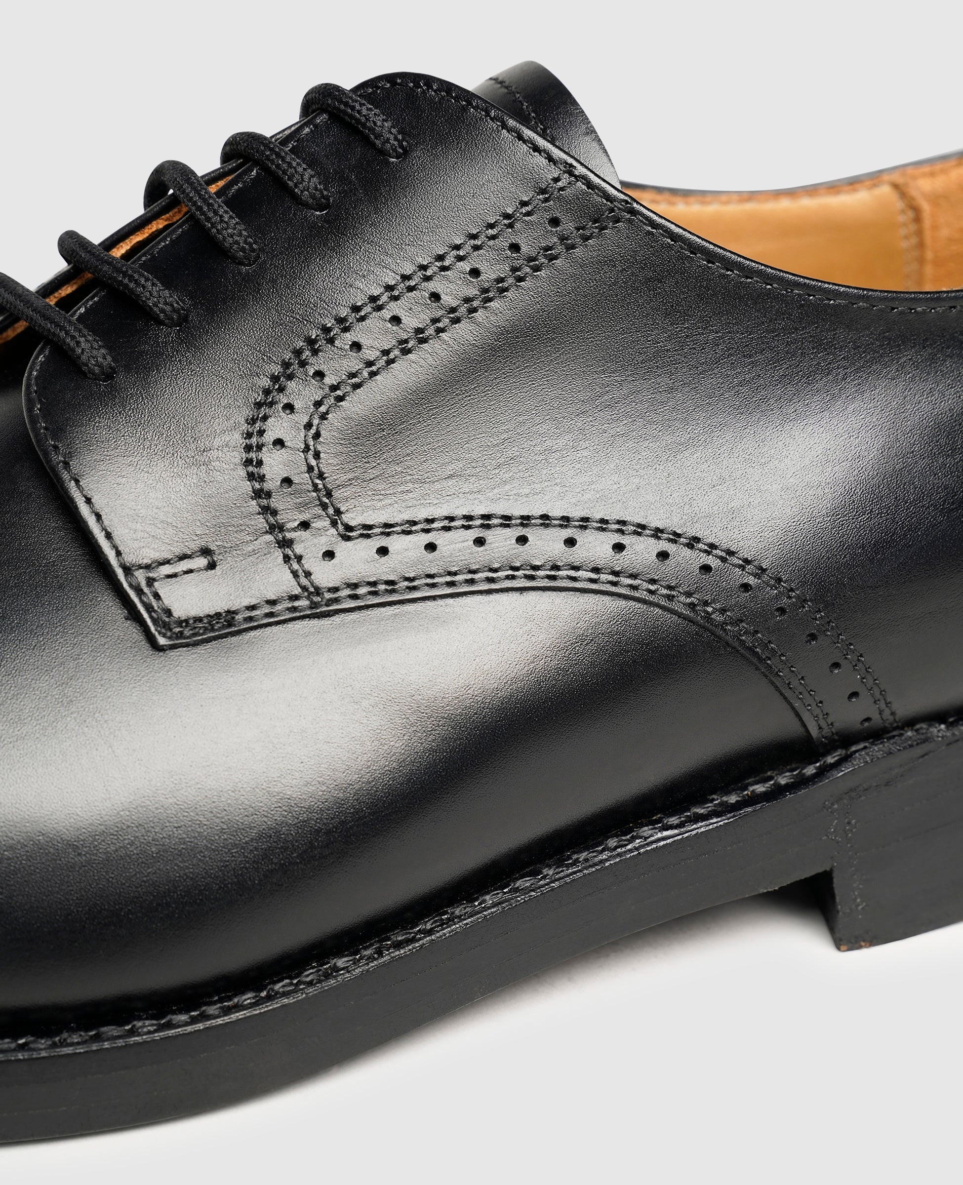 Heinrich Dinkelacker Herren Klassiker Milano Plain Schwarz