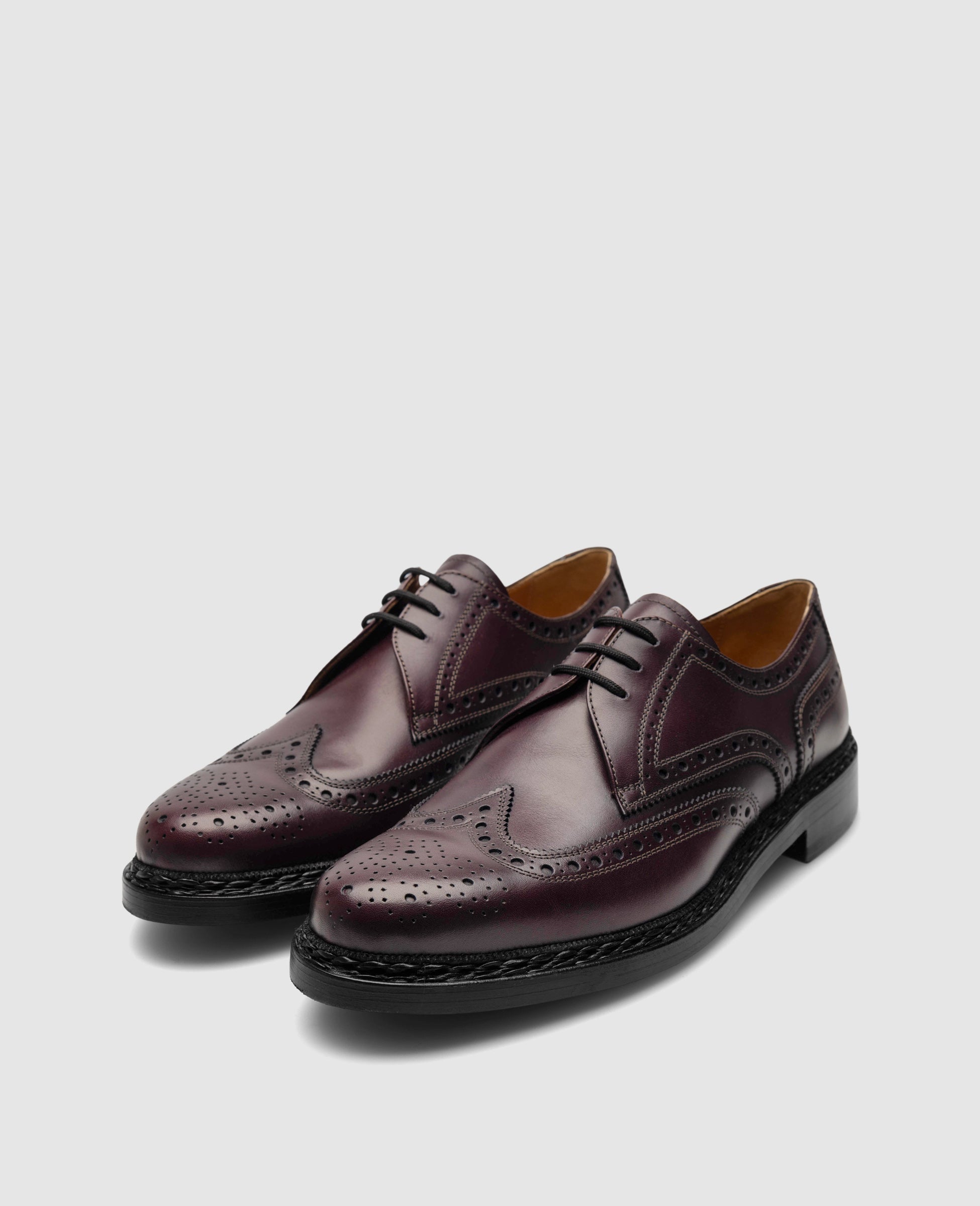 Heinrich Dinkelacker Herren Buda Full-Brogue BC - Bordeaux