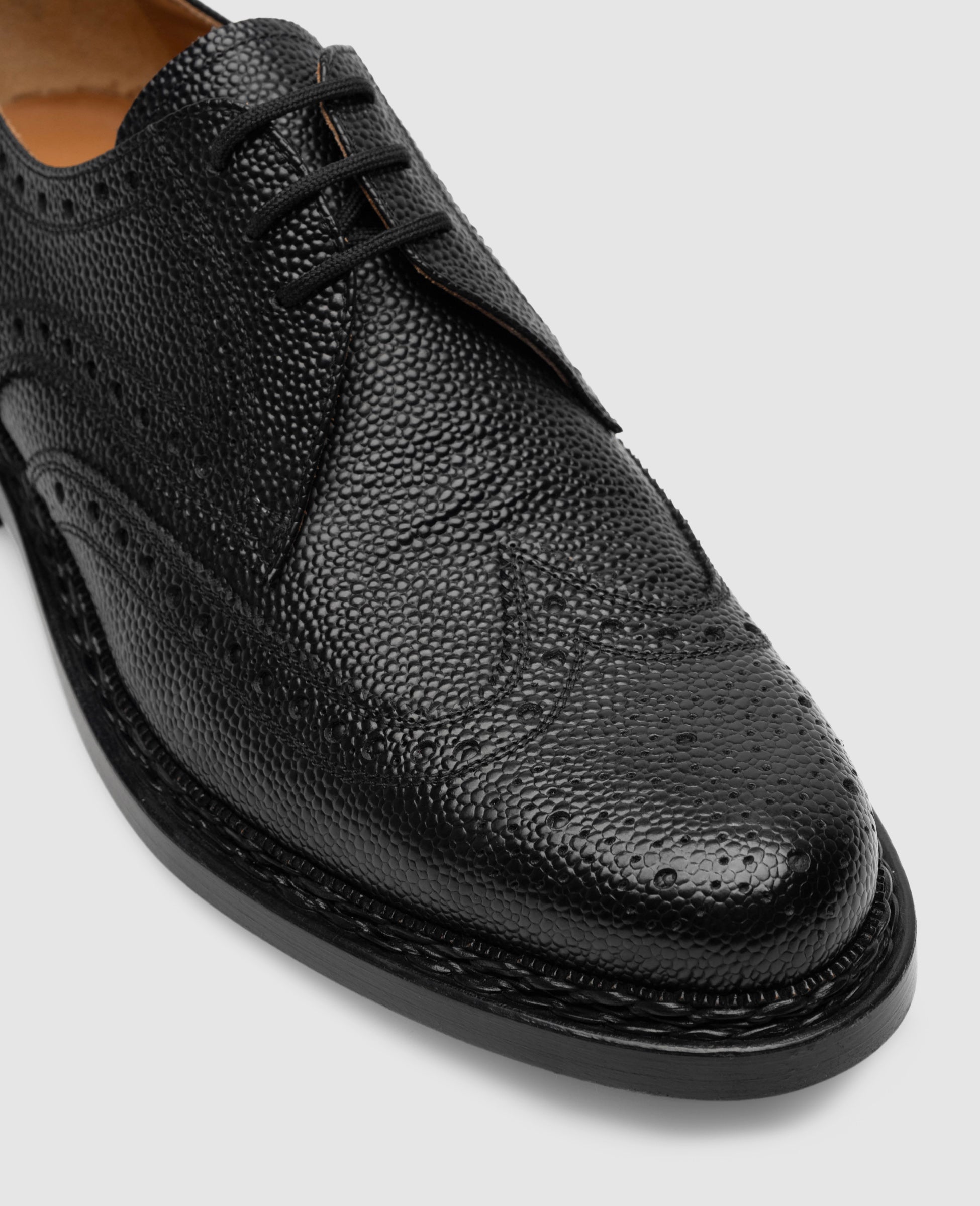 Heinrich Dinkelacker Herren Buda Full Brogue SG - Schwarz